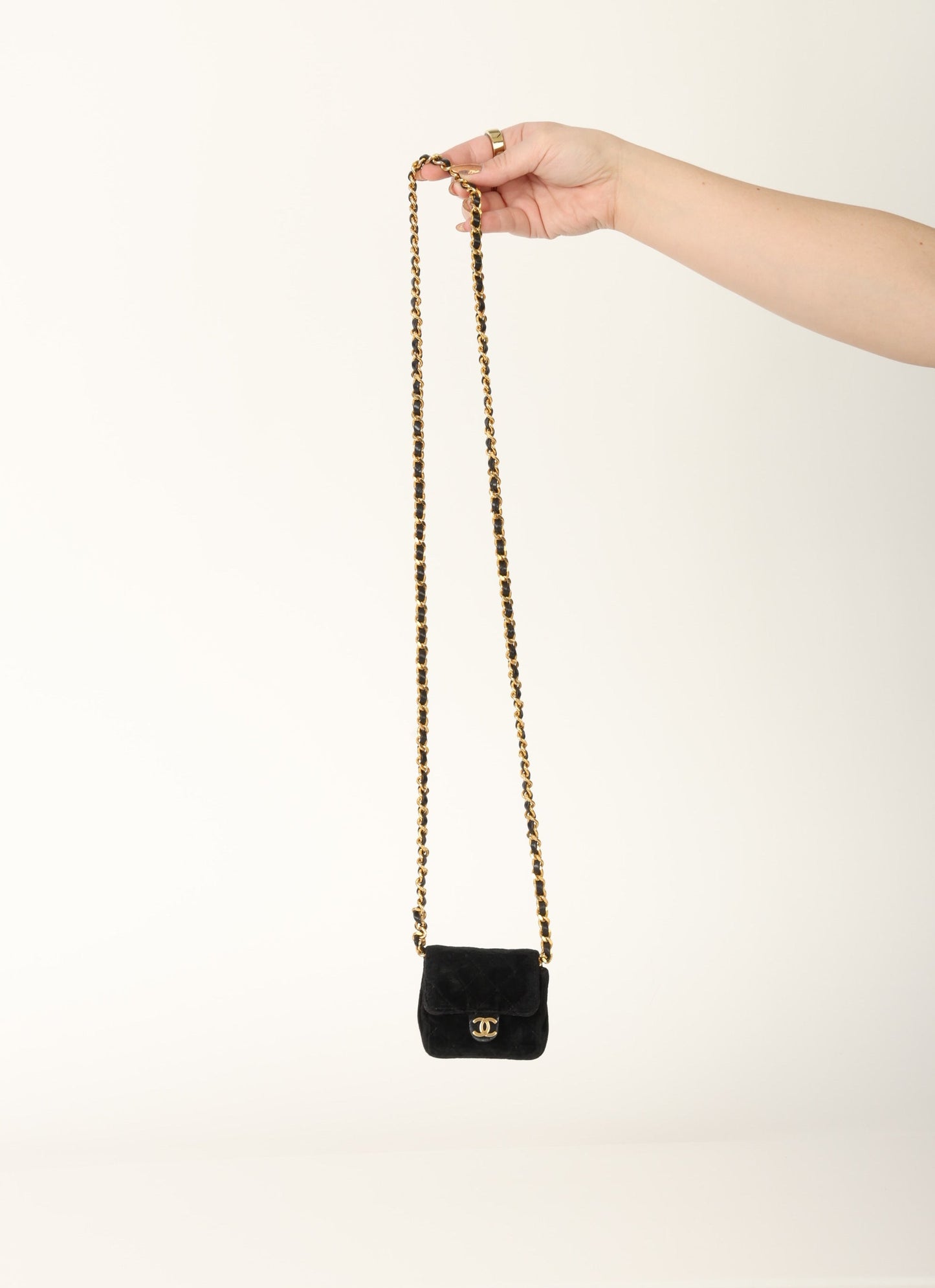 Chanel 1989 Velvet Micro Flap