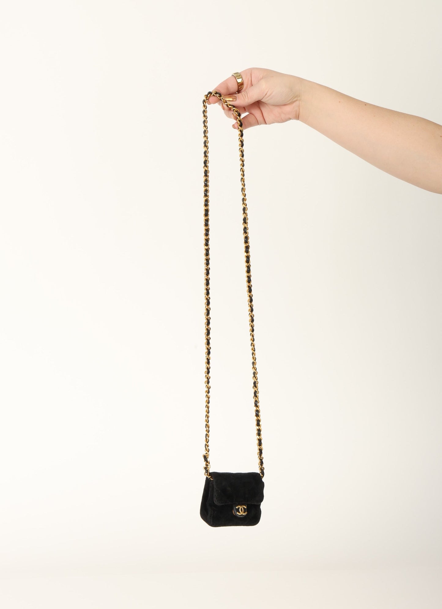 Chanel 1989 Velvet Micro Flap