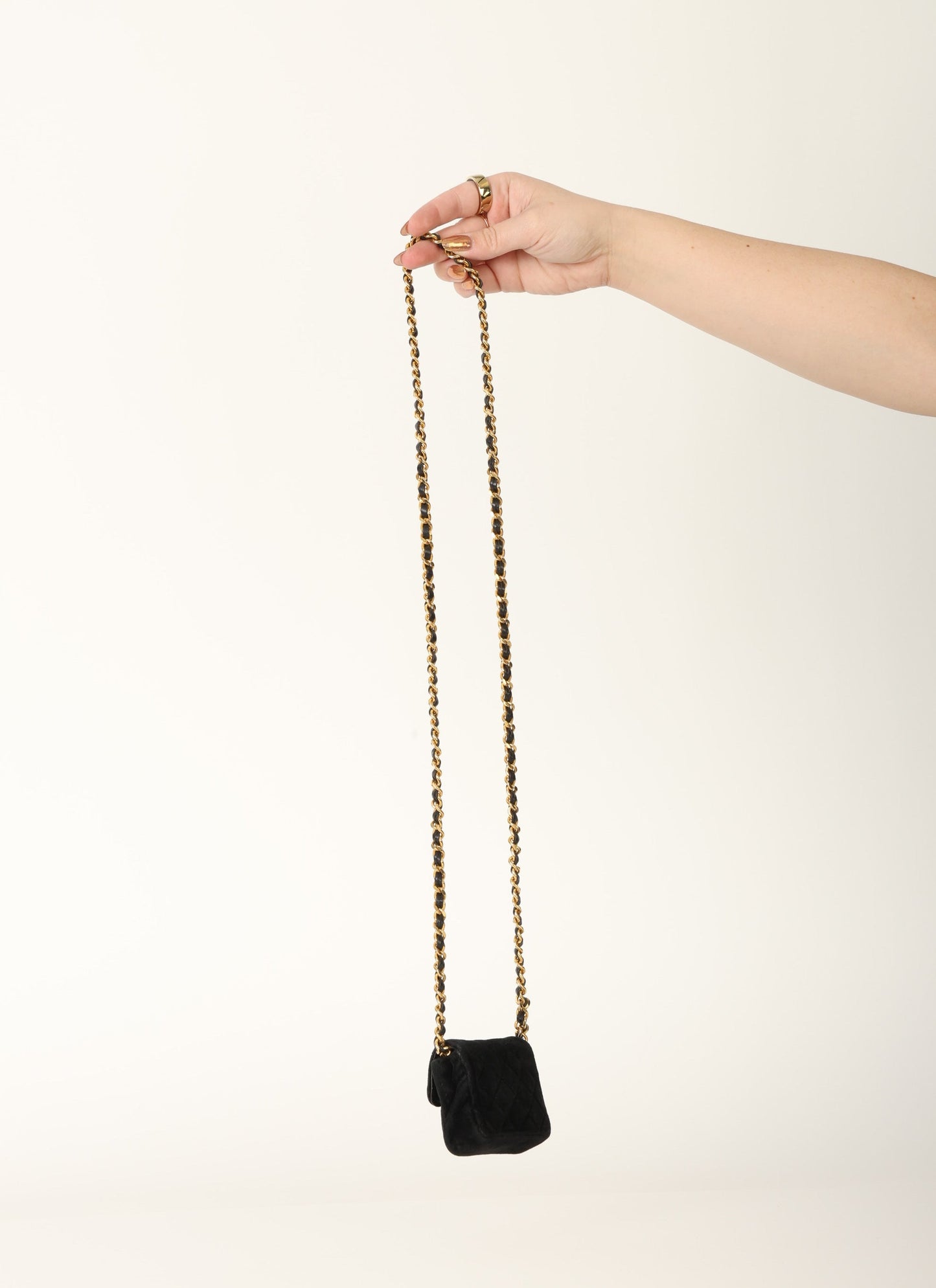 Chanel 1989 Velvet Micro Flap