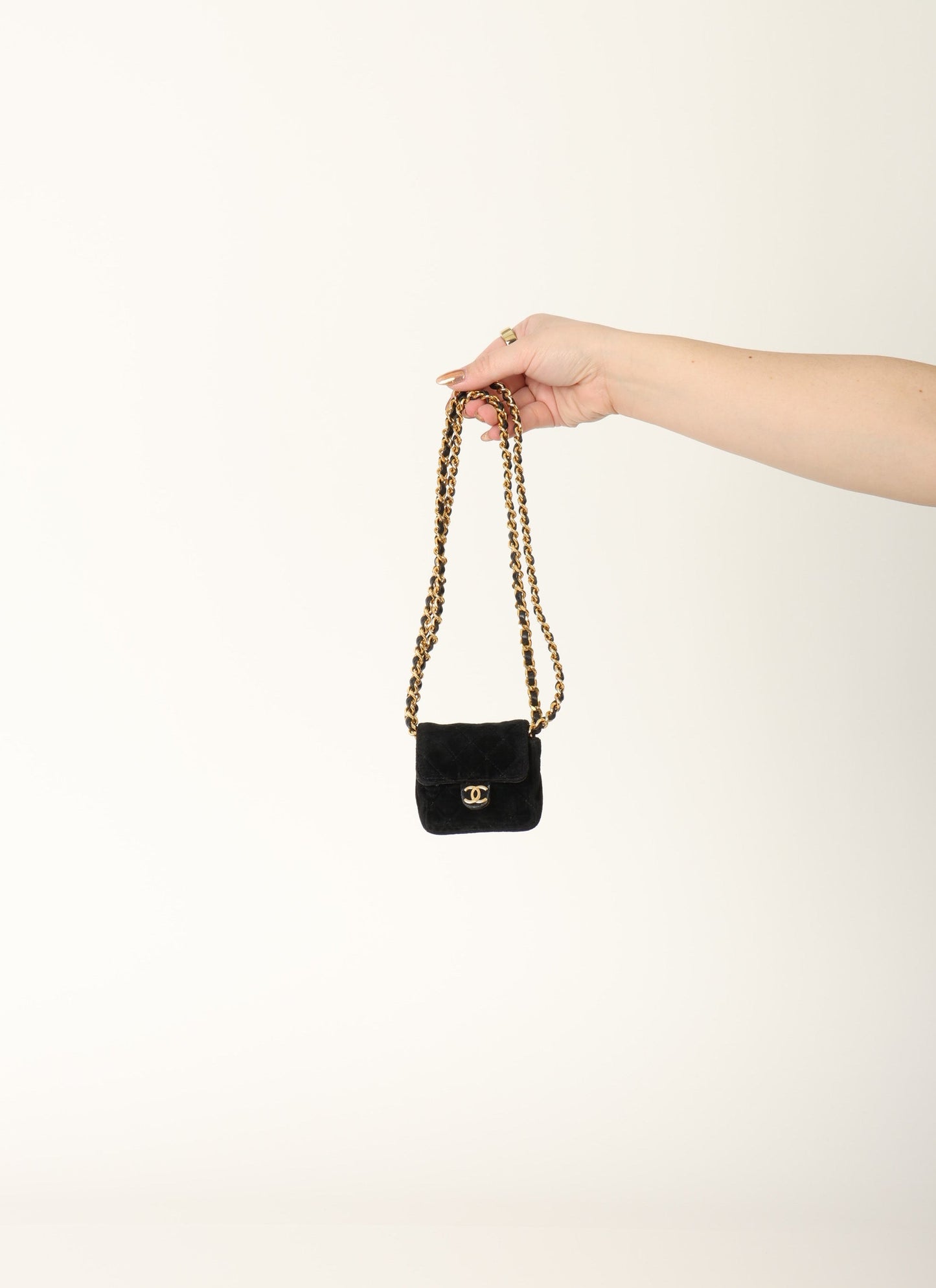 Chanel 1989 Velvet Micro Flap