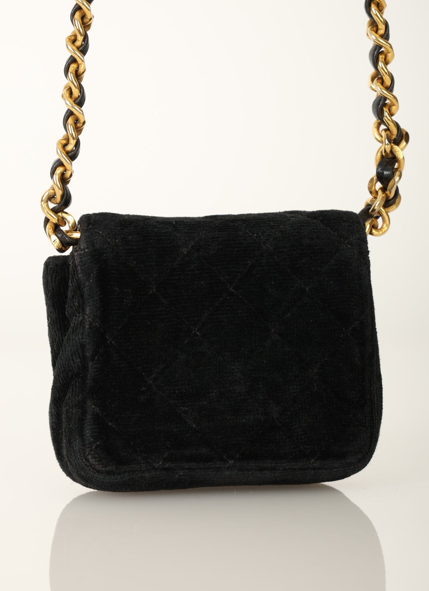 Chanel 1989 Velvet Micro Flap