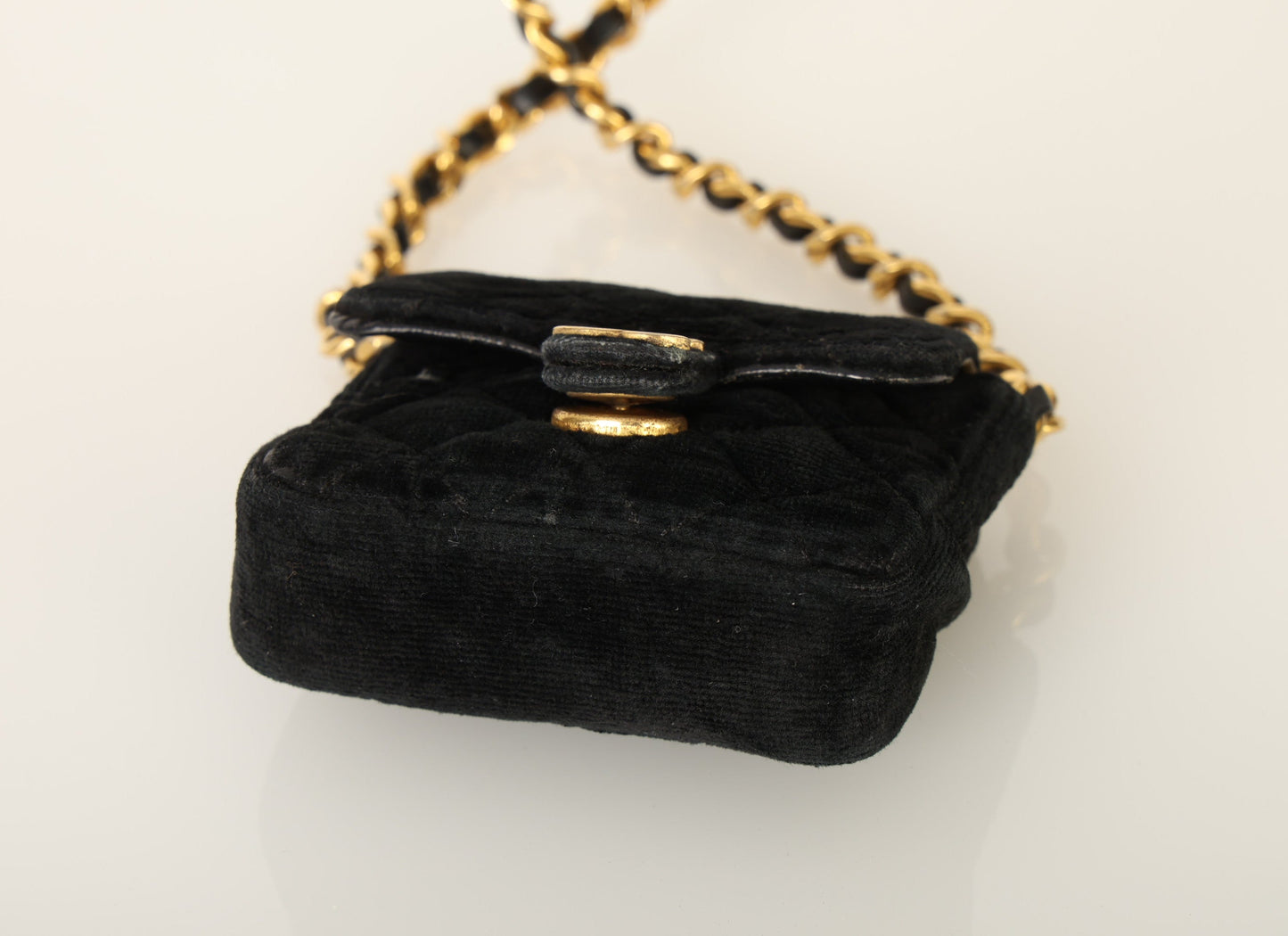 Chanel 1989 Velvet Micro Flap