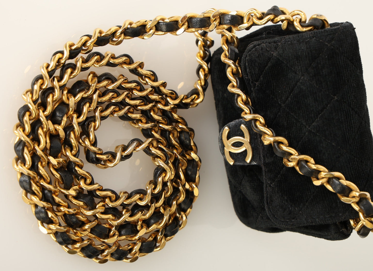 Chanel 1989 Velvet Micro Flap