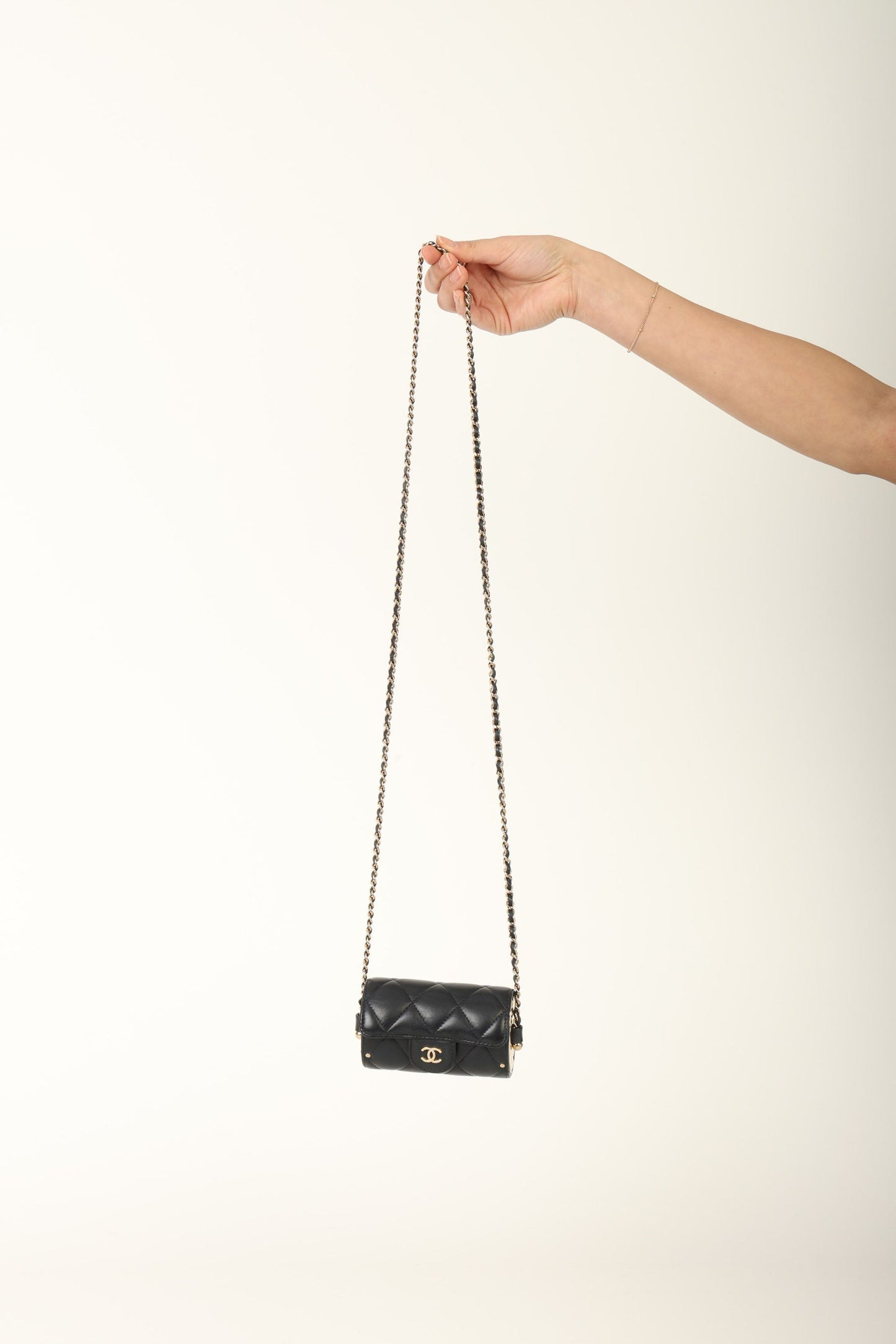 Chanel 2021 Lambskin Chain Minaudi??re