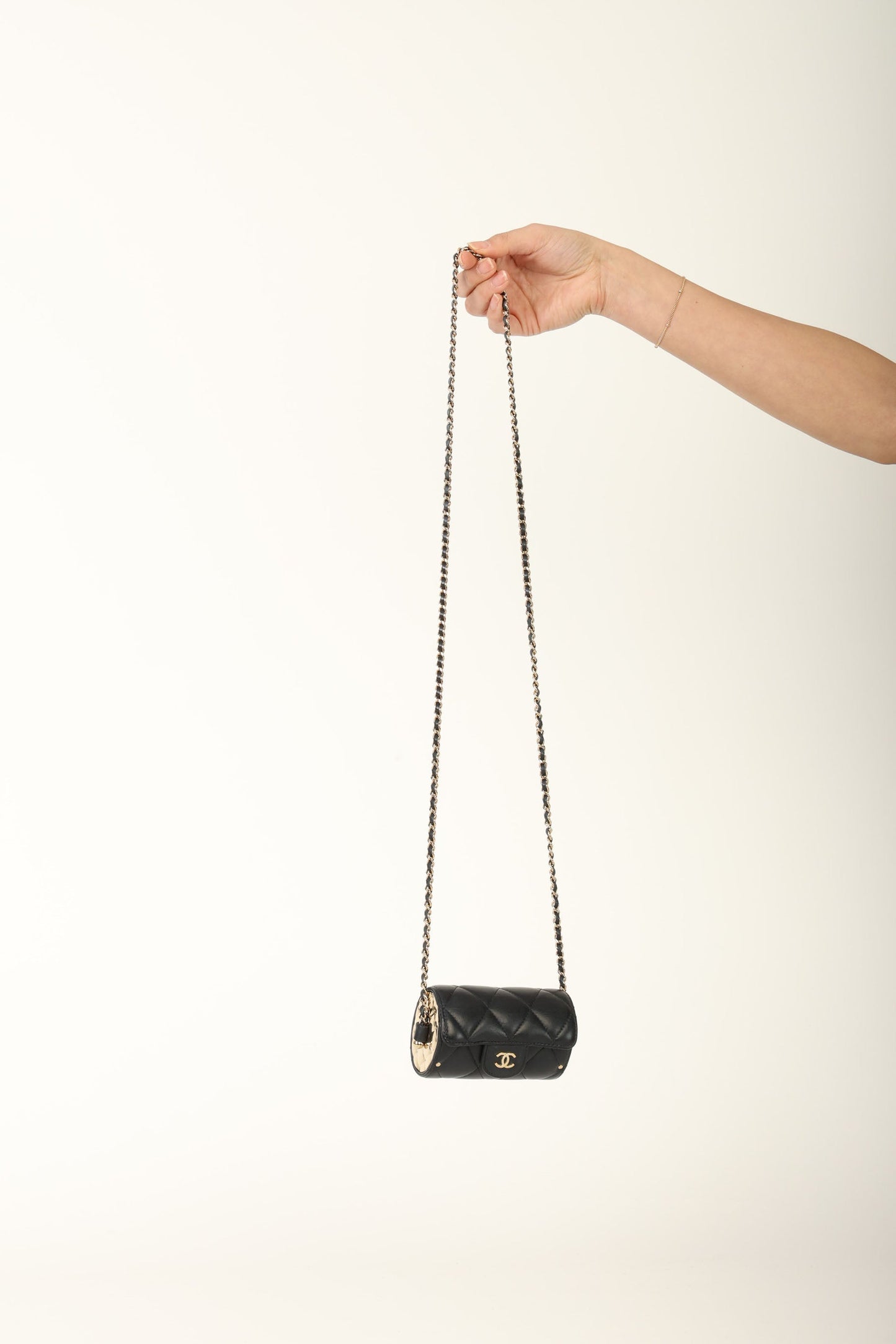 Chanel 2021 Lambskin Chain Minaudi??re
