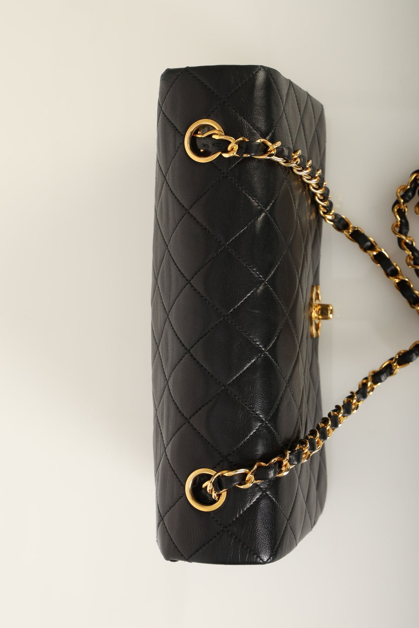 Chanel 1991 Lambskin Turnlock Full Flap