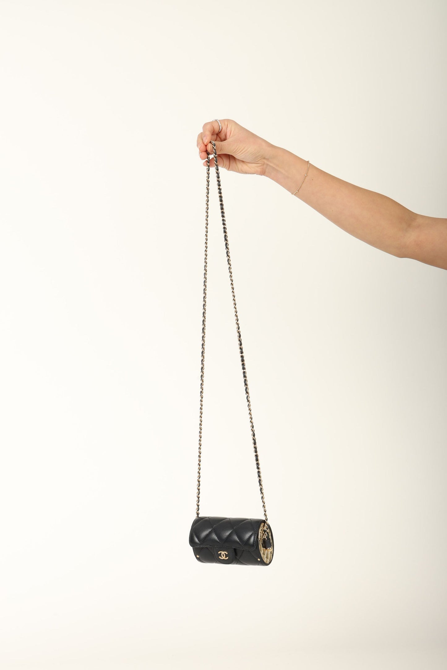 Chanel 2021 Lambskin Chain Minaudi??re