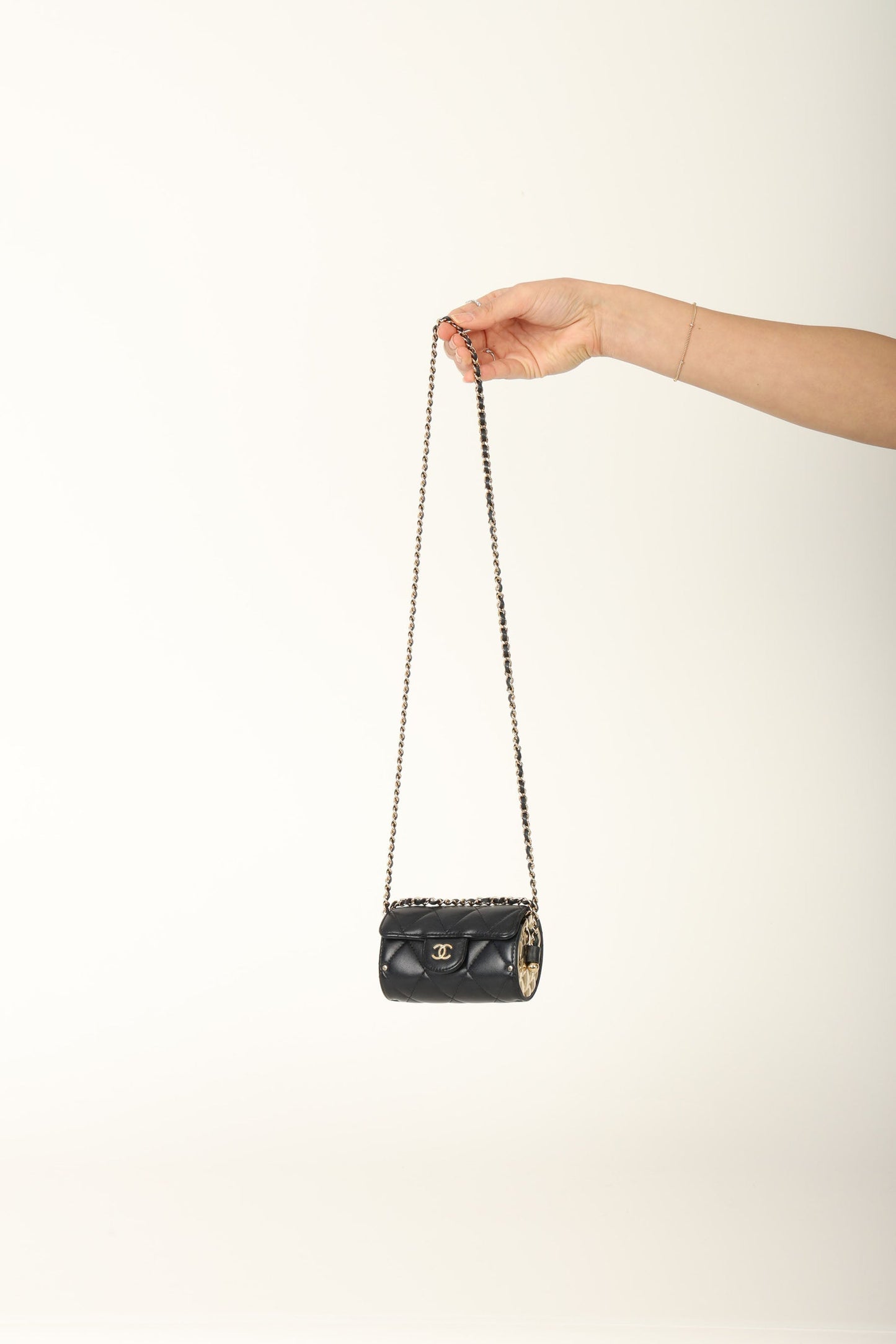 Chanel 2021 Lambskin Chain Minaudi??re