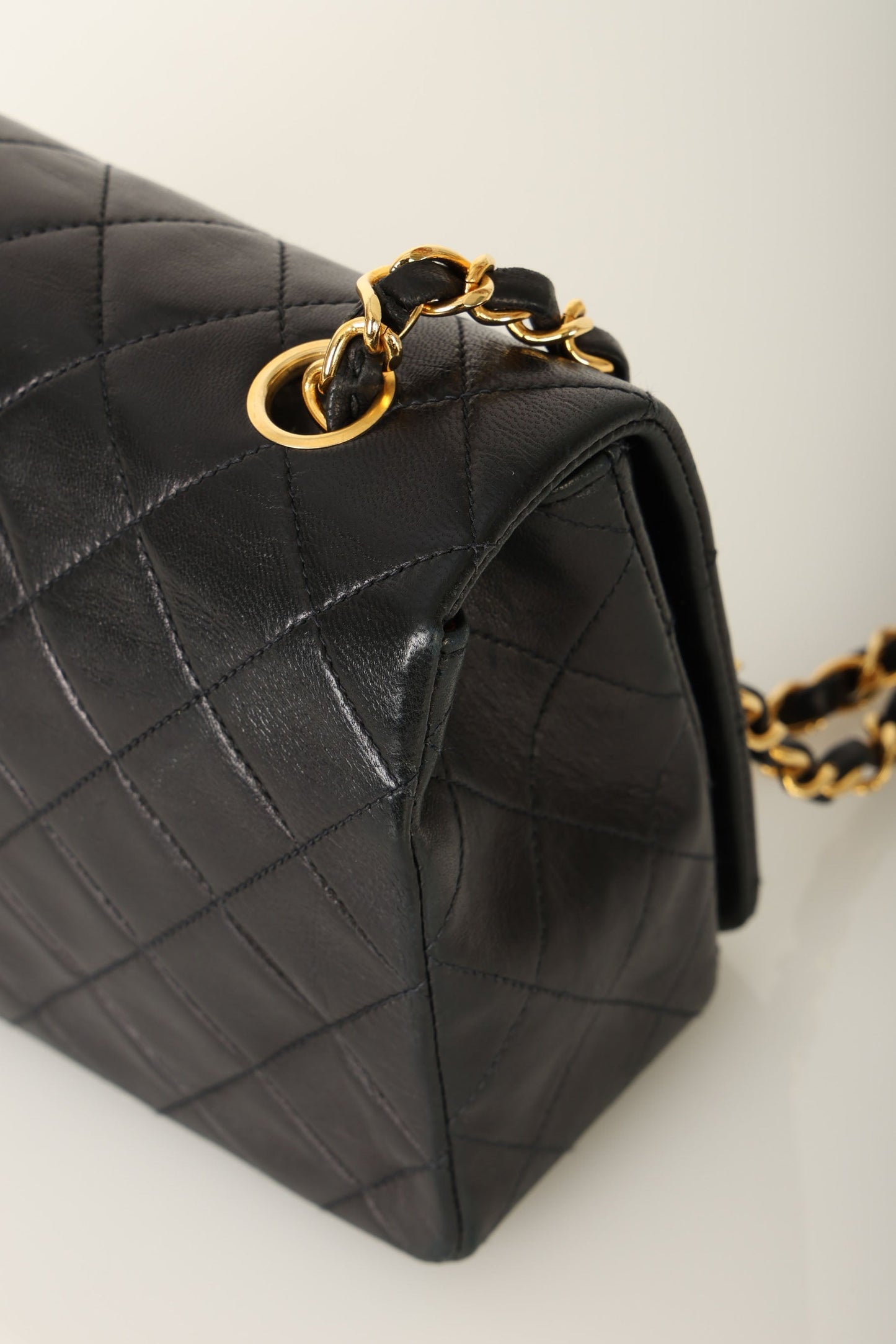 Chanel 1991 Lambskin Turnlock Full Flap