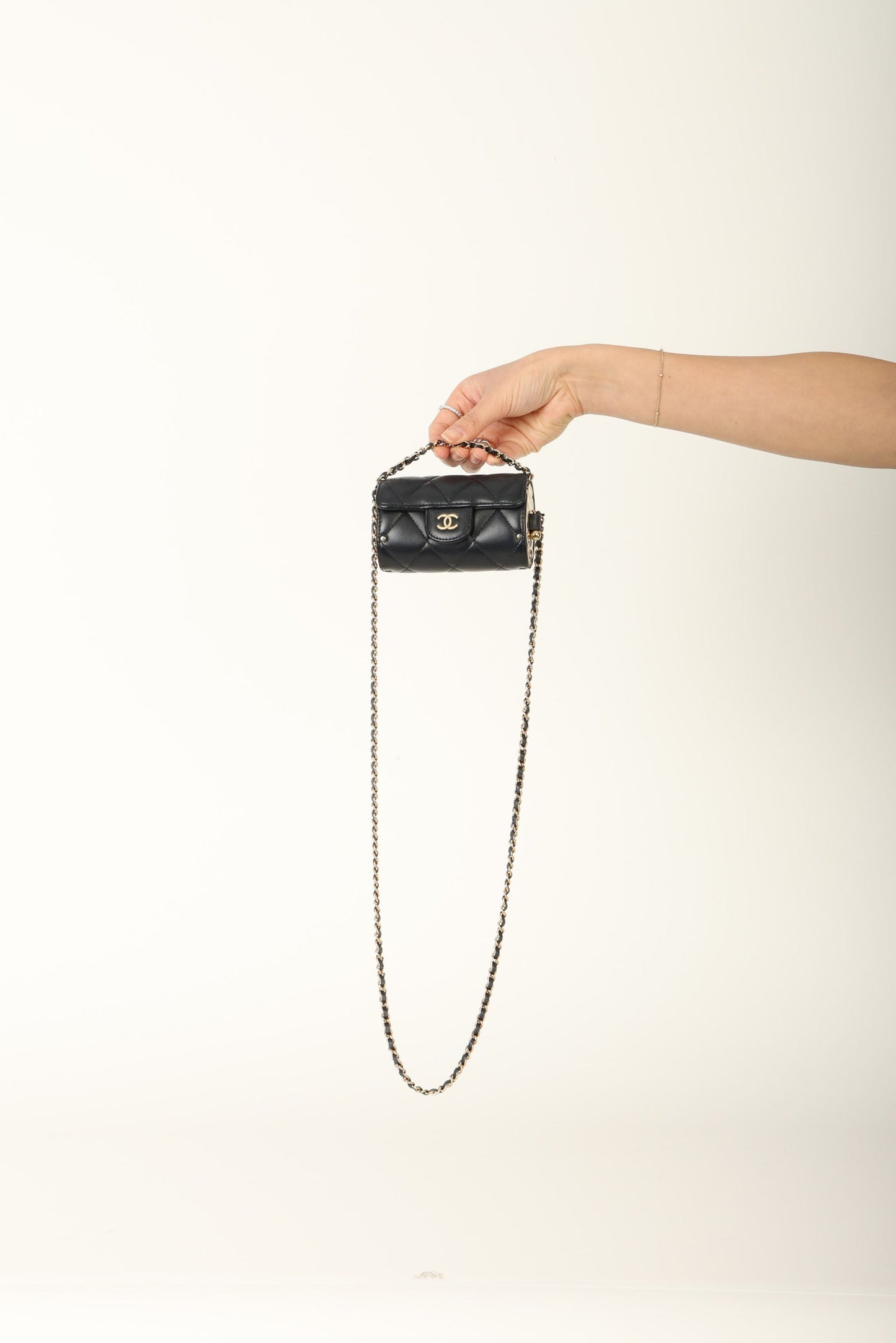 Chanel 2021 Lambskin Chain Minaudi??re