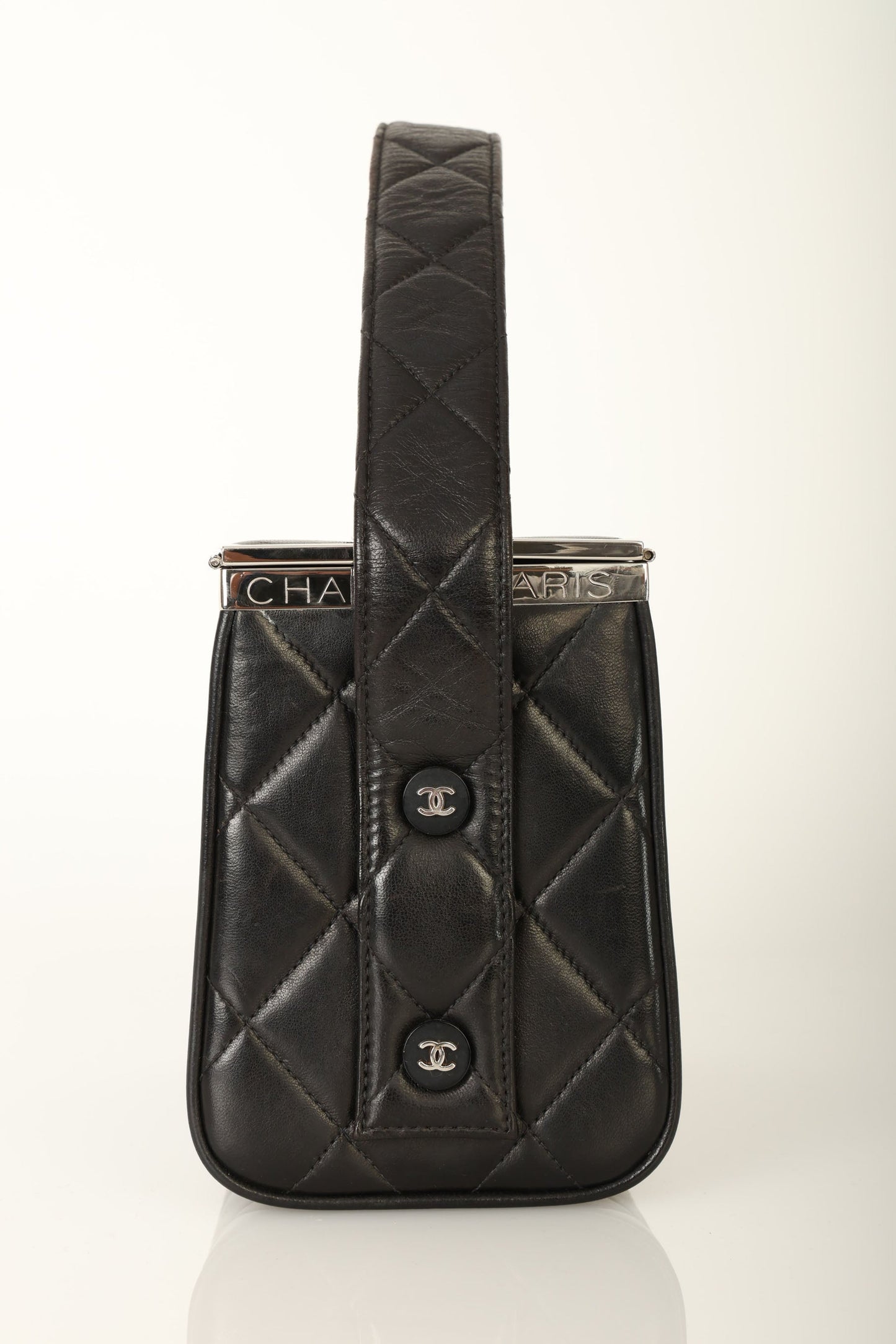 Chanel 1996 Lambskin Top Handle Vanity