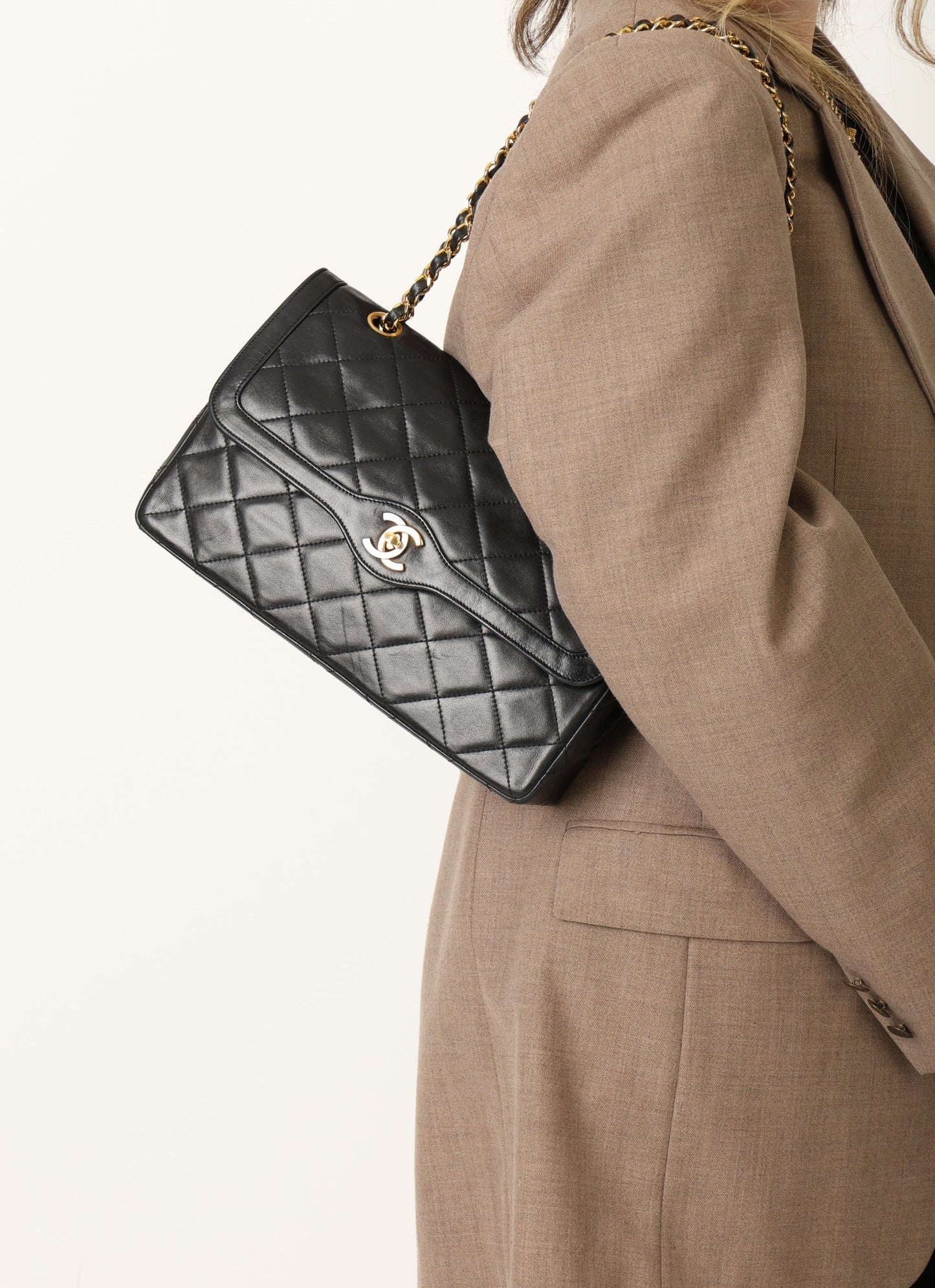 Chanel 1989 Lambskin Paris Double Flap