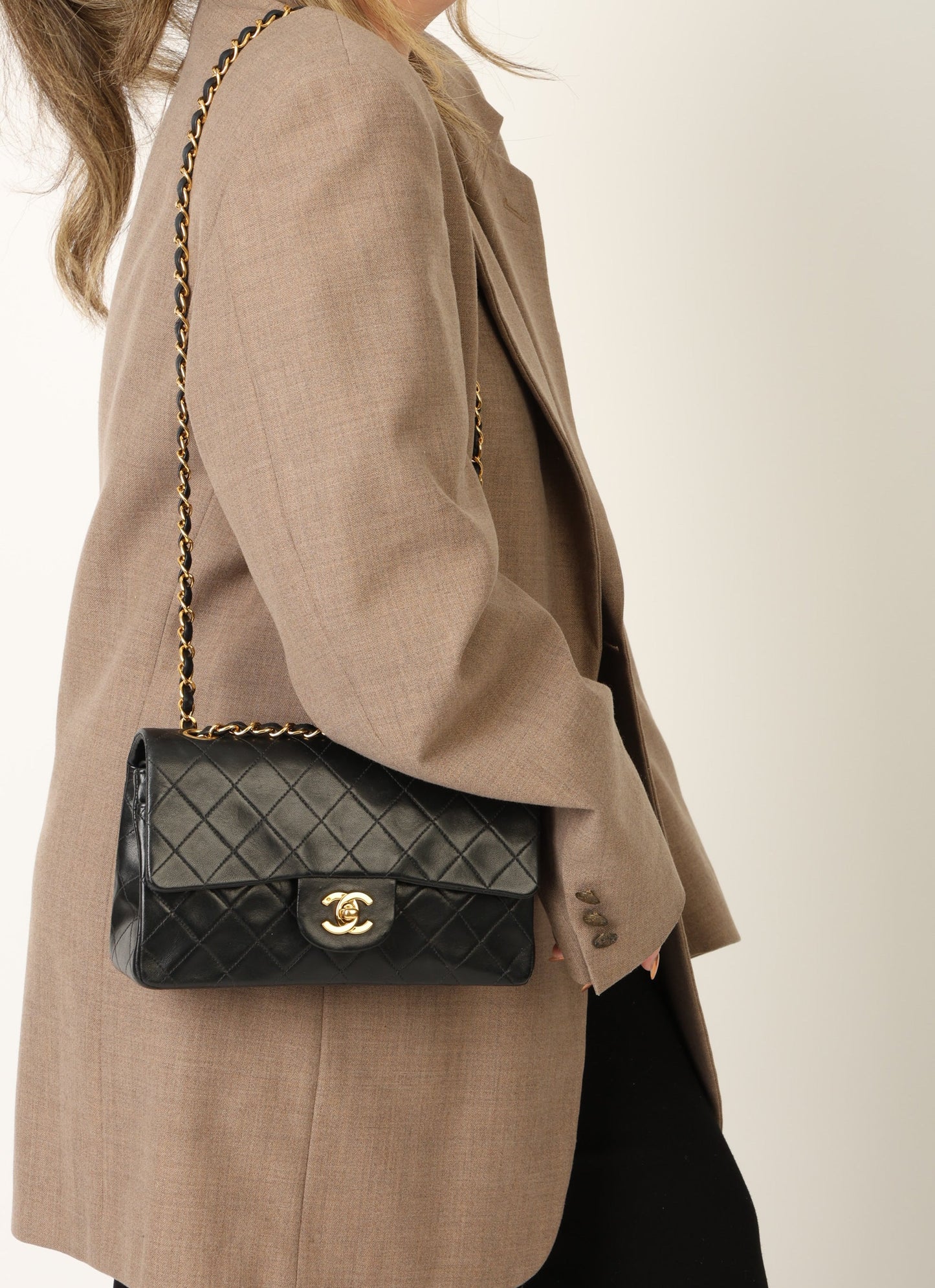 Chanel 1991 Lambskin Small Double Flap