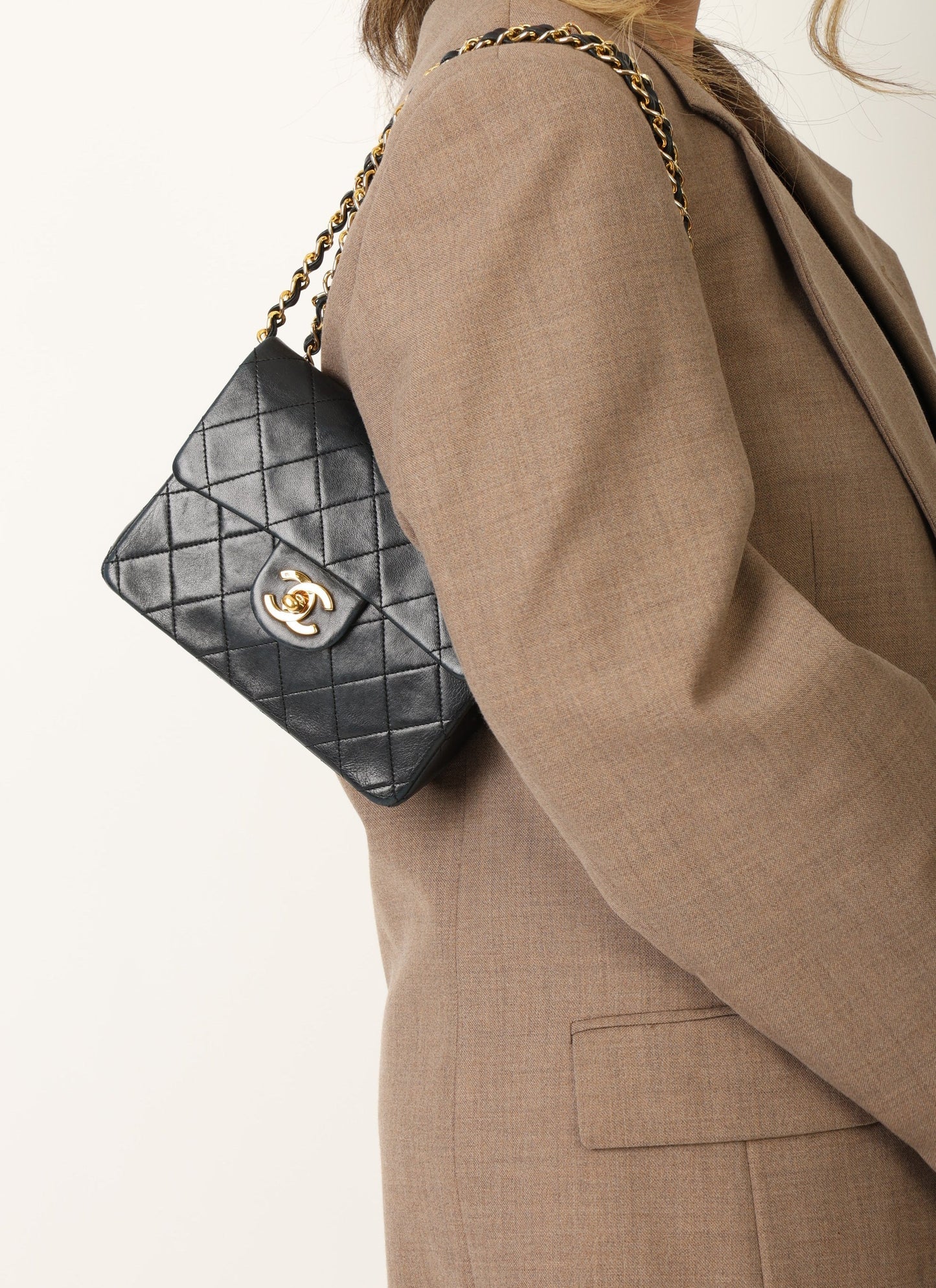 Chanel 1989 Lambskin Mini Square Flap