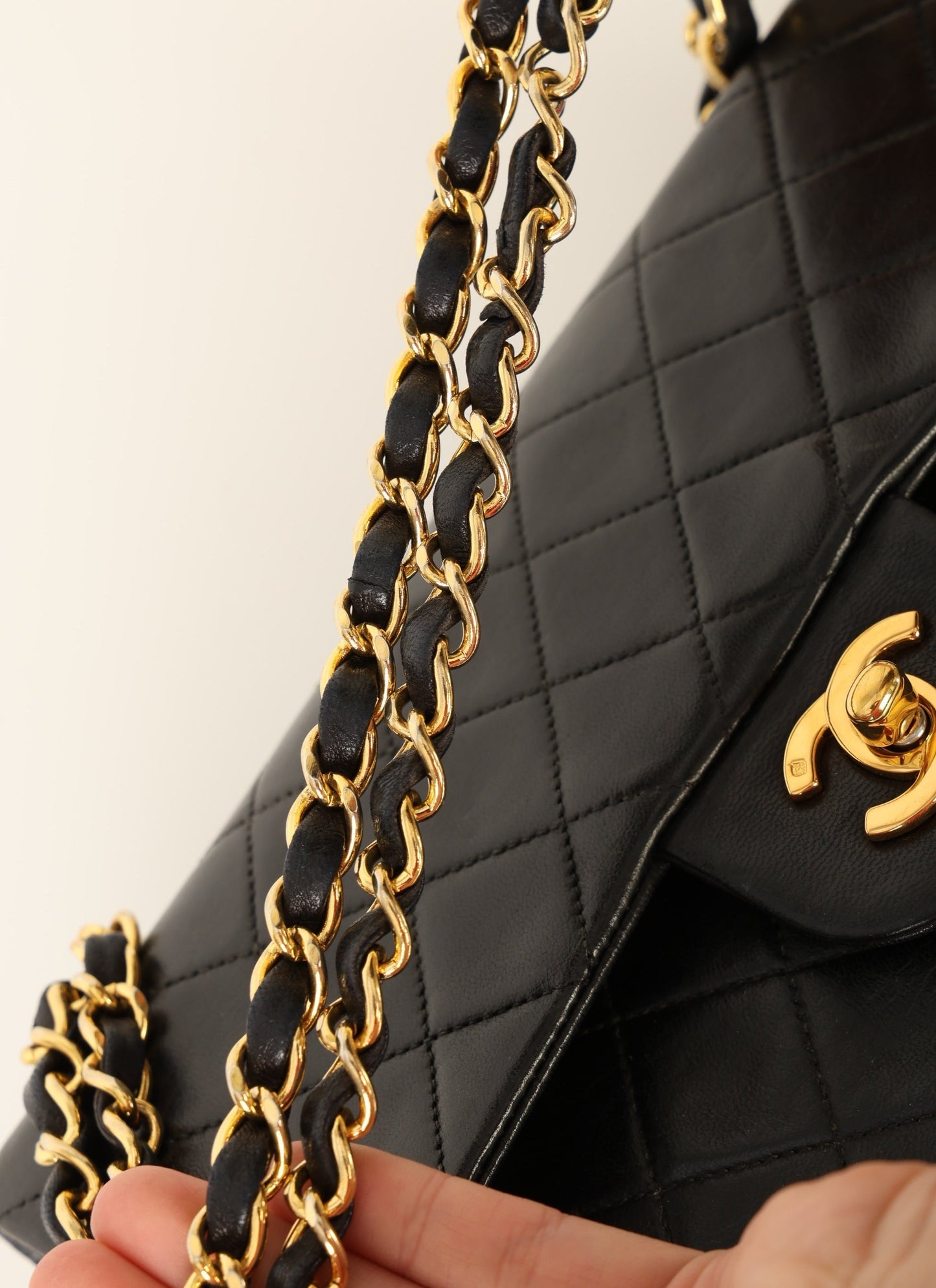 Chanel 1989 Lambskin Small Double Flap