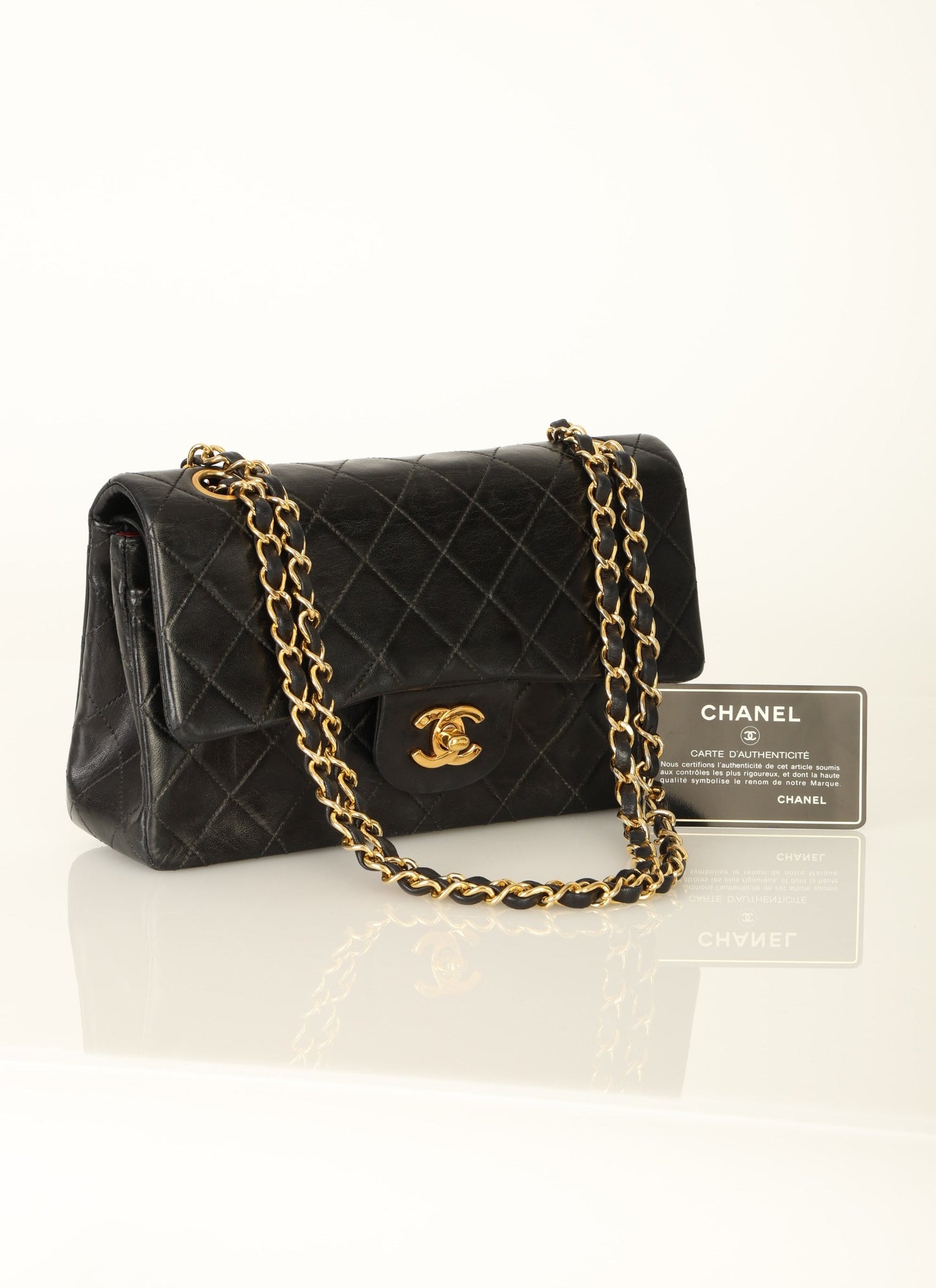 Chanel 1989 Lambskin Small Double Flap
