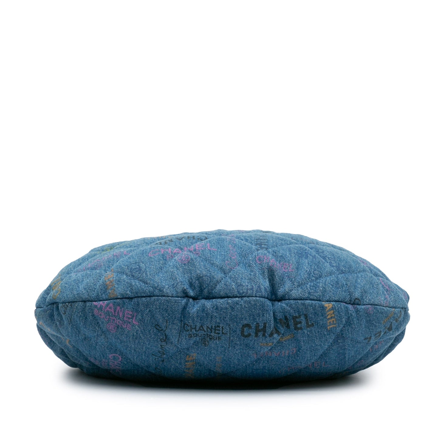 Chanel Sac Maxi Quilted Denim Mood Hobo