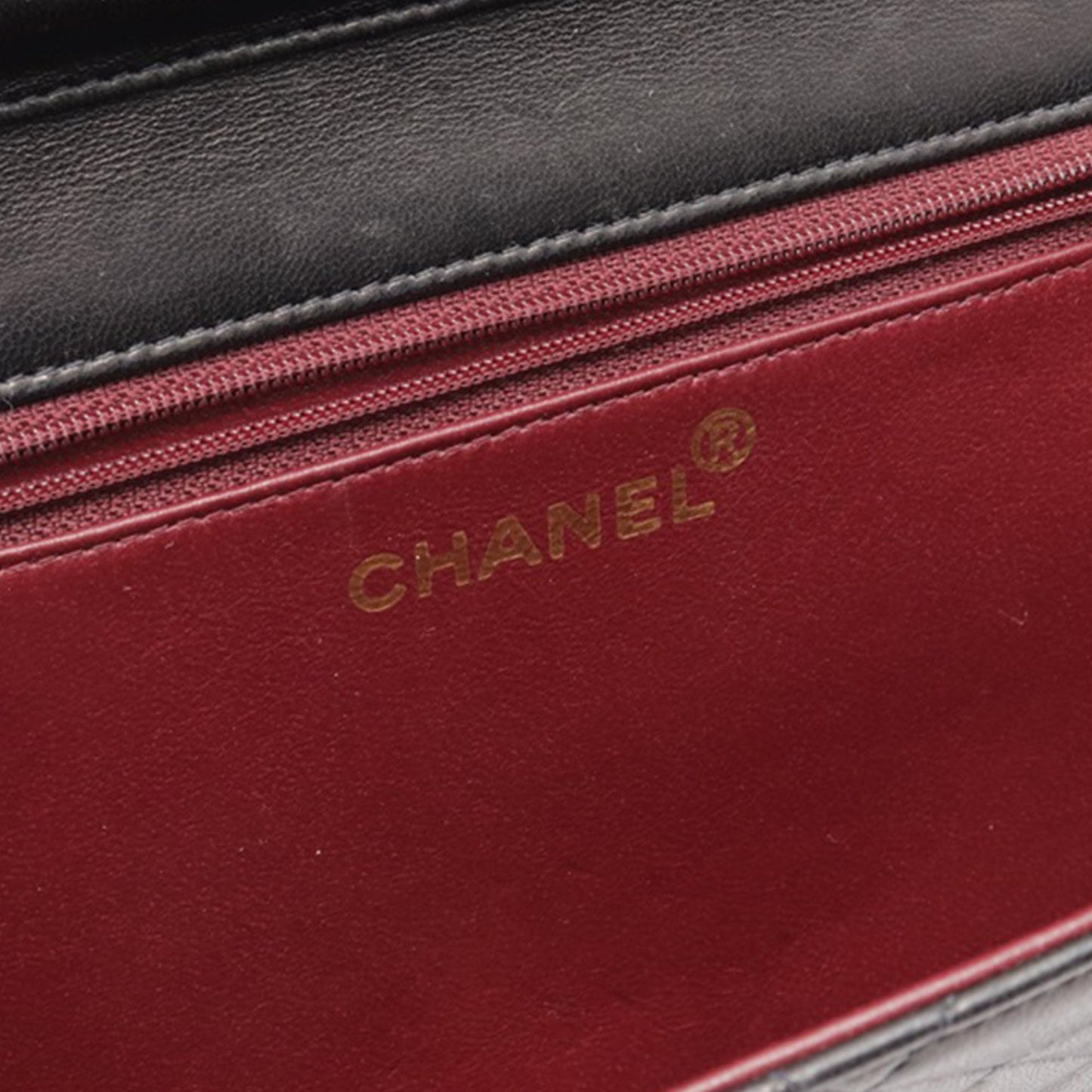 Black Chanel Quilted Lambskin Single Flap Shoulder Bag