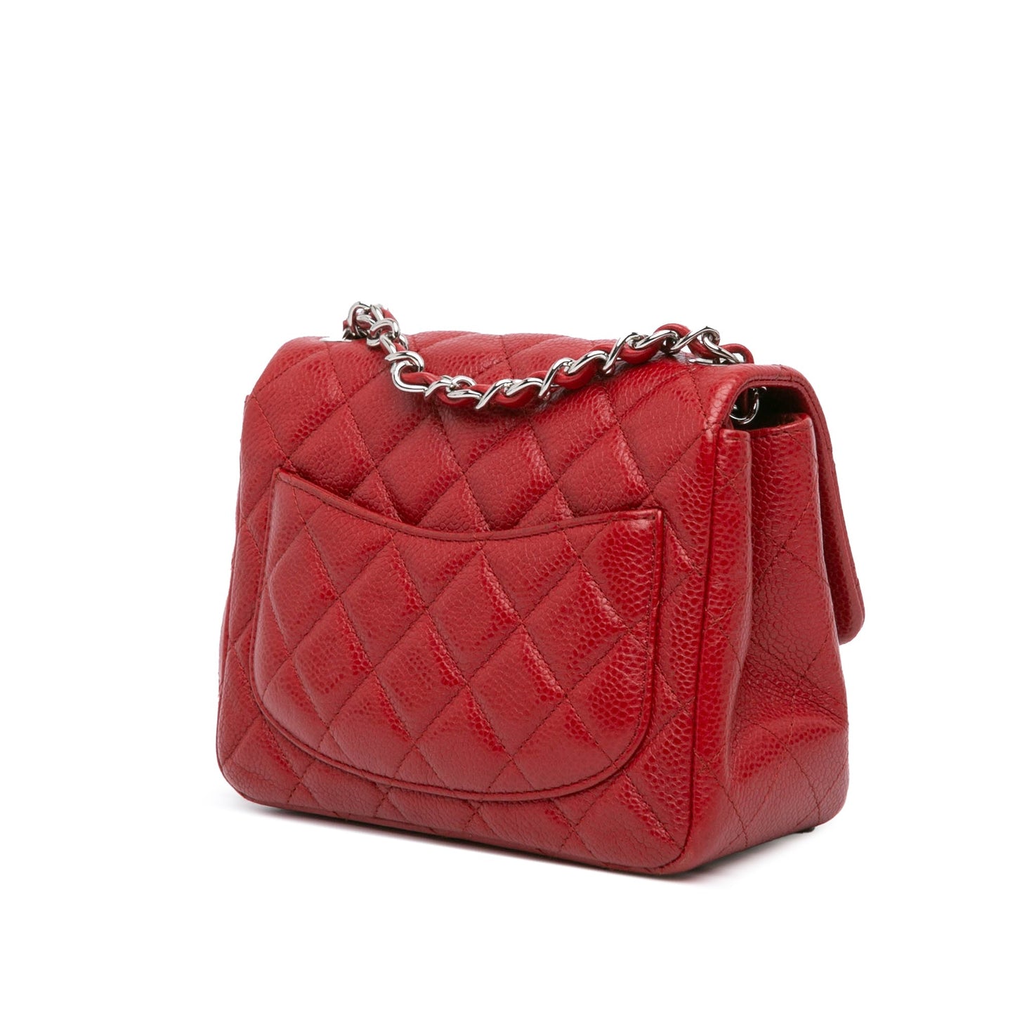 Chanel Sac Mini Square Classic Caviar Single Flap