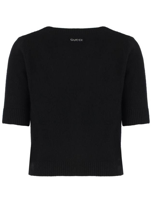 Gucci 23 fw VNECKED Cashmere Cardigan 770032XKDRL1000 B0710937422