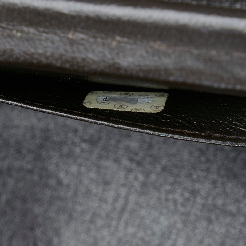 Chanel Suede Matelasse Coco Mark Chain Vanity Bag