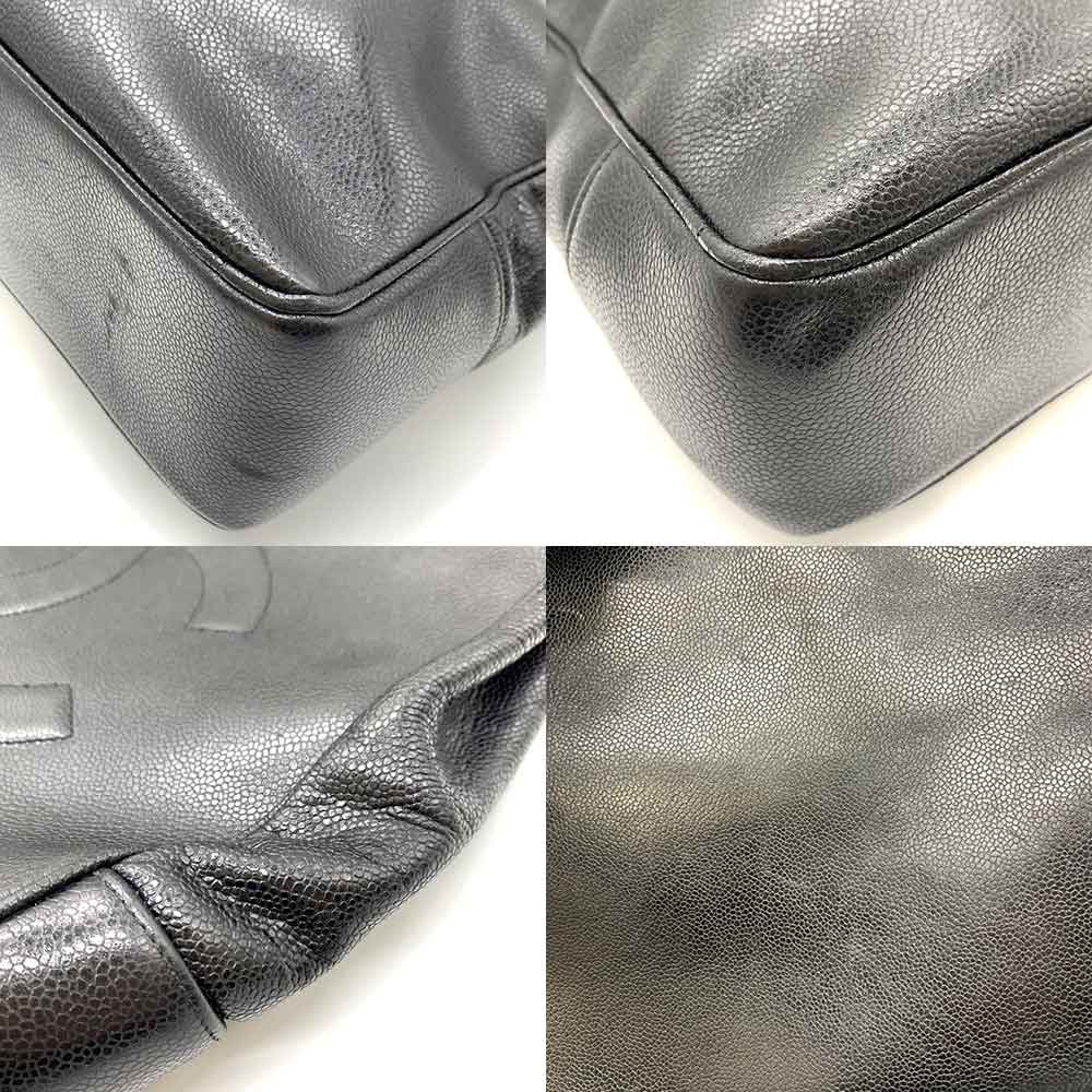 Chanel Caviar Leather Tote Bag Black