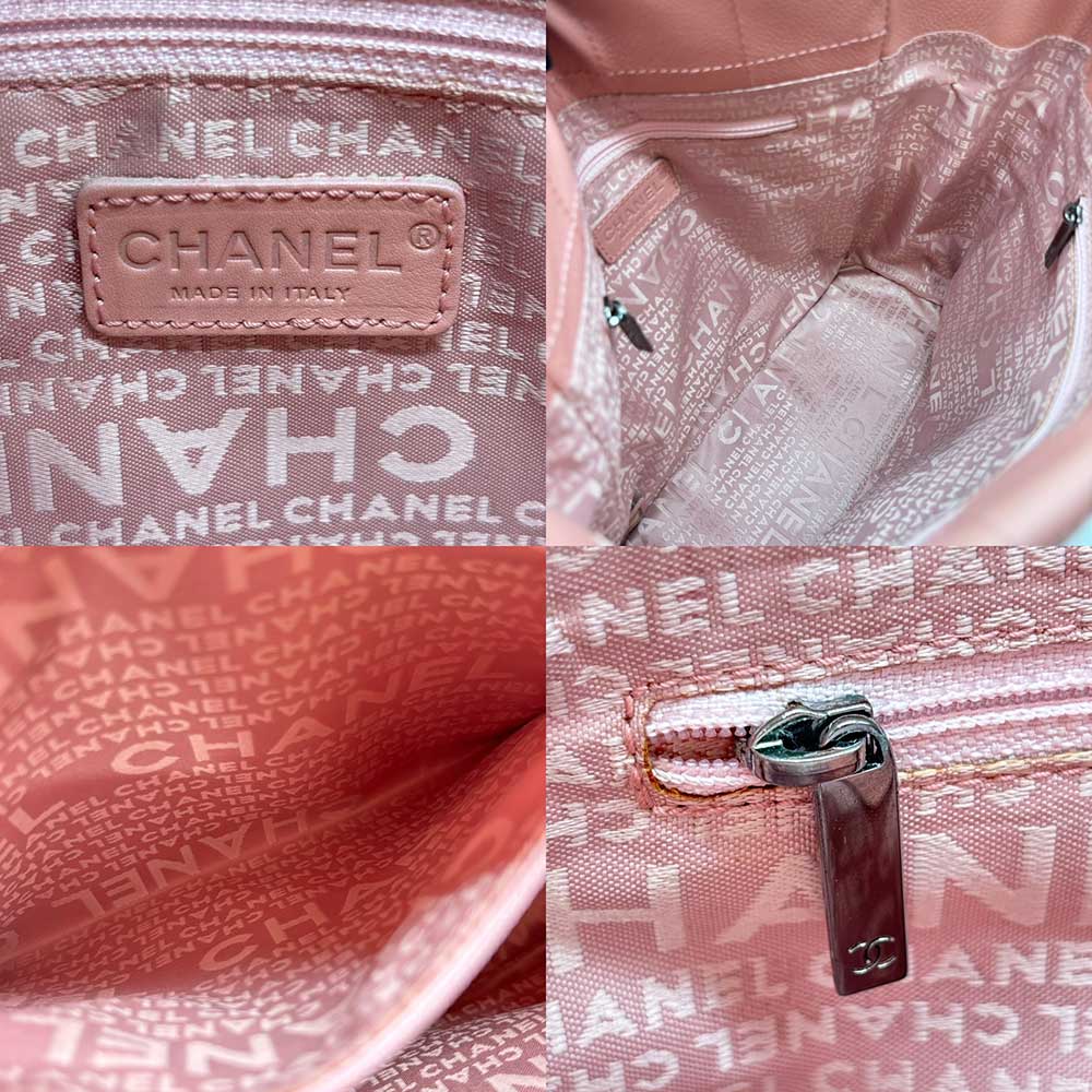 Chanel Caviar Skin Tote Bag Pink