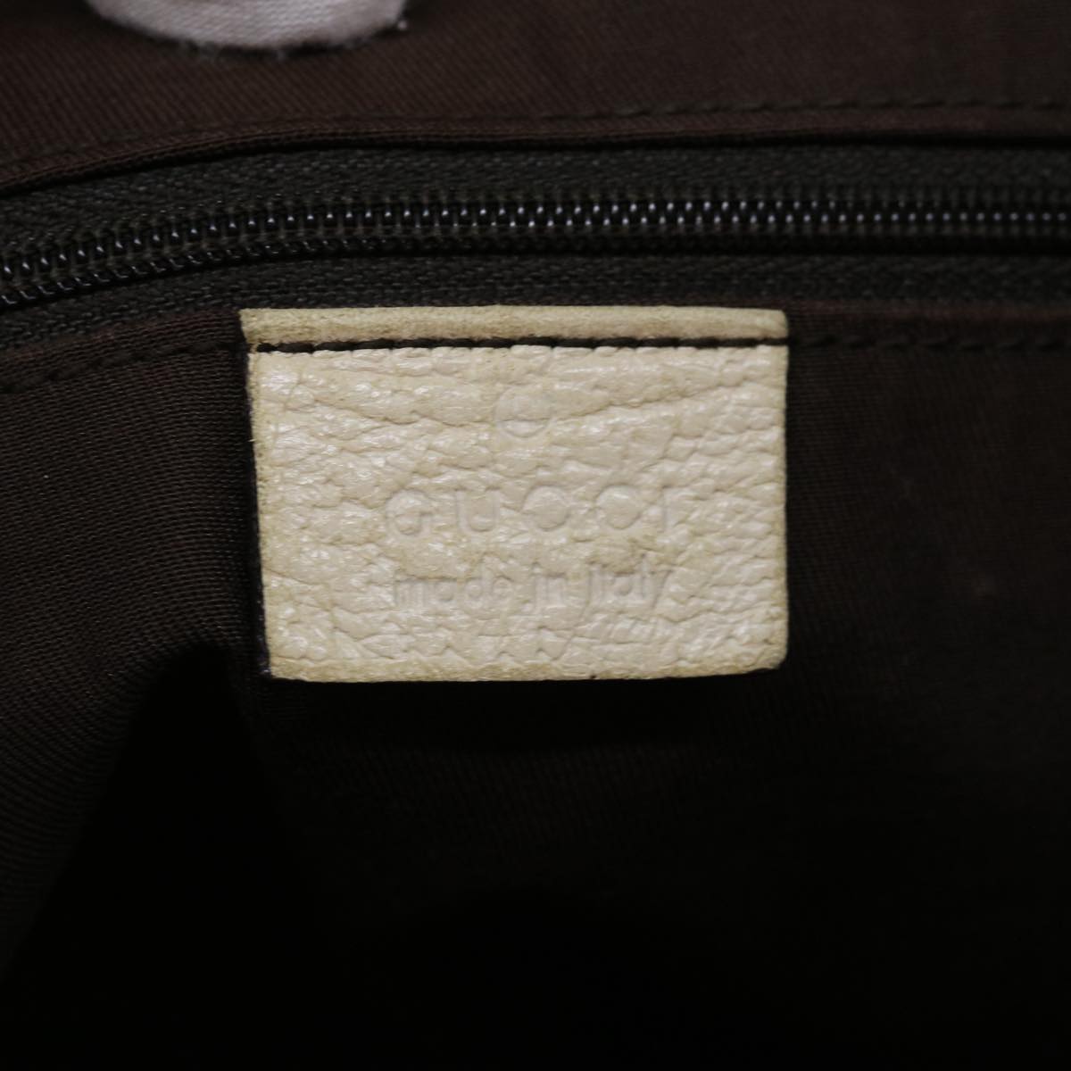 GUCCI GG Canvas Tote Bag Beige White 130736 60142