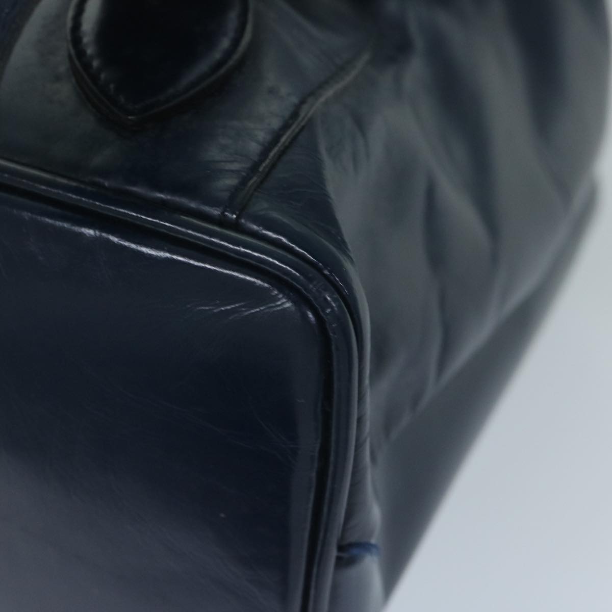GUCCI Bamboo Backpack Enamel Navy 003 2058 0016 5 60145