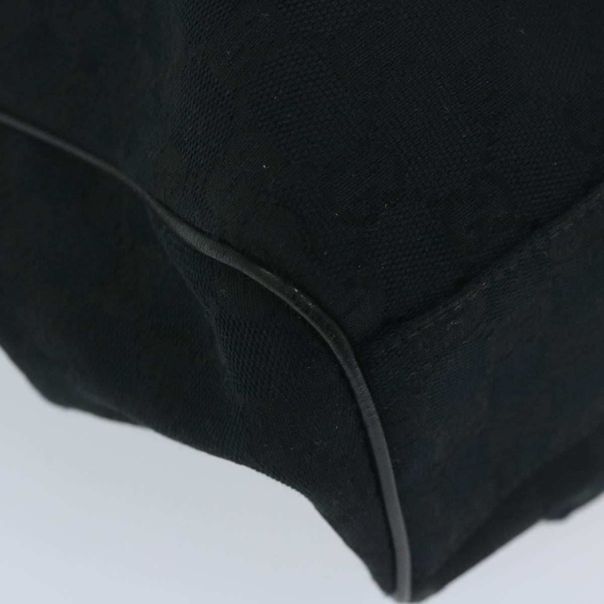 GUCCI GG Canvas Tote Bag Black 211944 60147