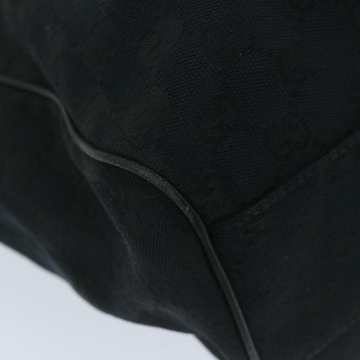 GUCCI GG Canvas Tote Bag Black 211944 60147