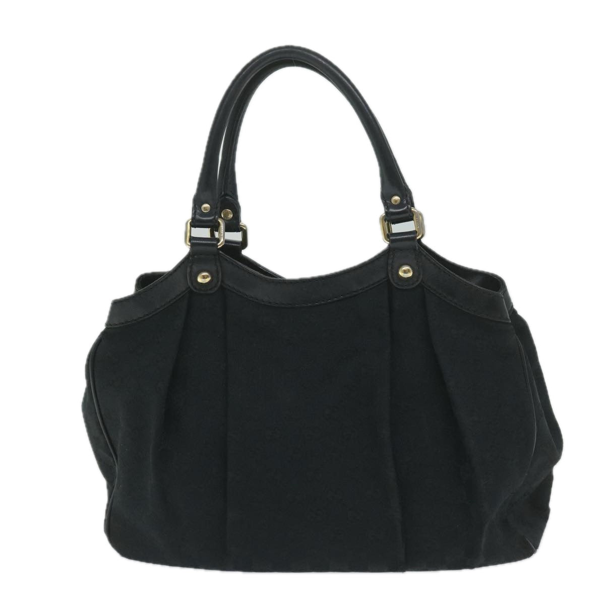 GUCCI GG Canvas Tote Bag Black 211944 60147