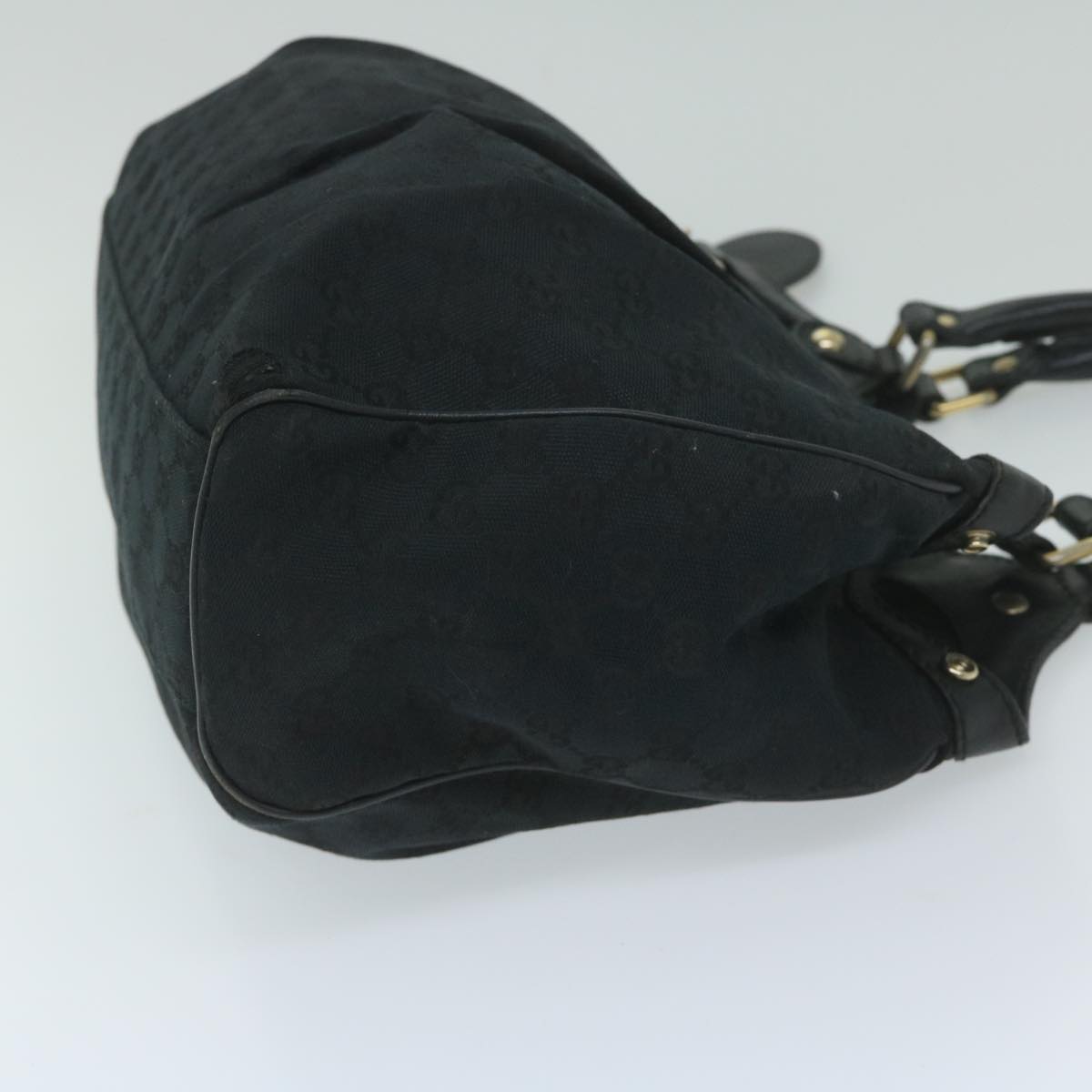 GUCCI GG Canvas Tote Bag Black 211944 60147
