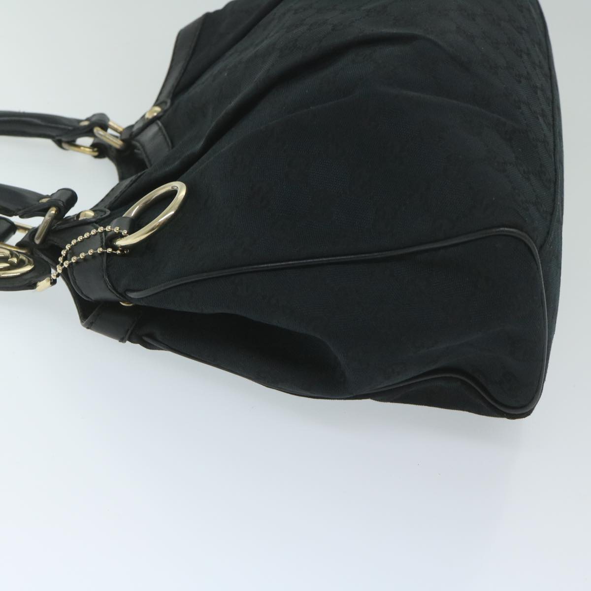 GUCCI GG Canvas Tote Bag Black 211944 60147