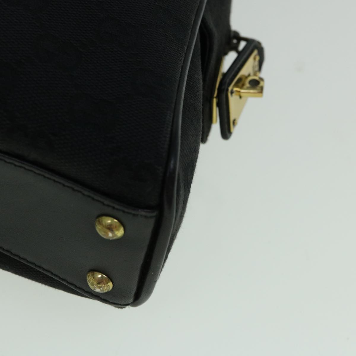GUCCI GG Canvas Tote Bag Black 90674 60151