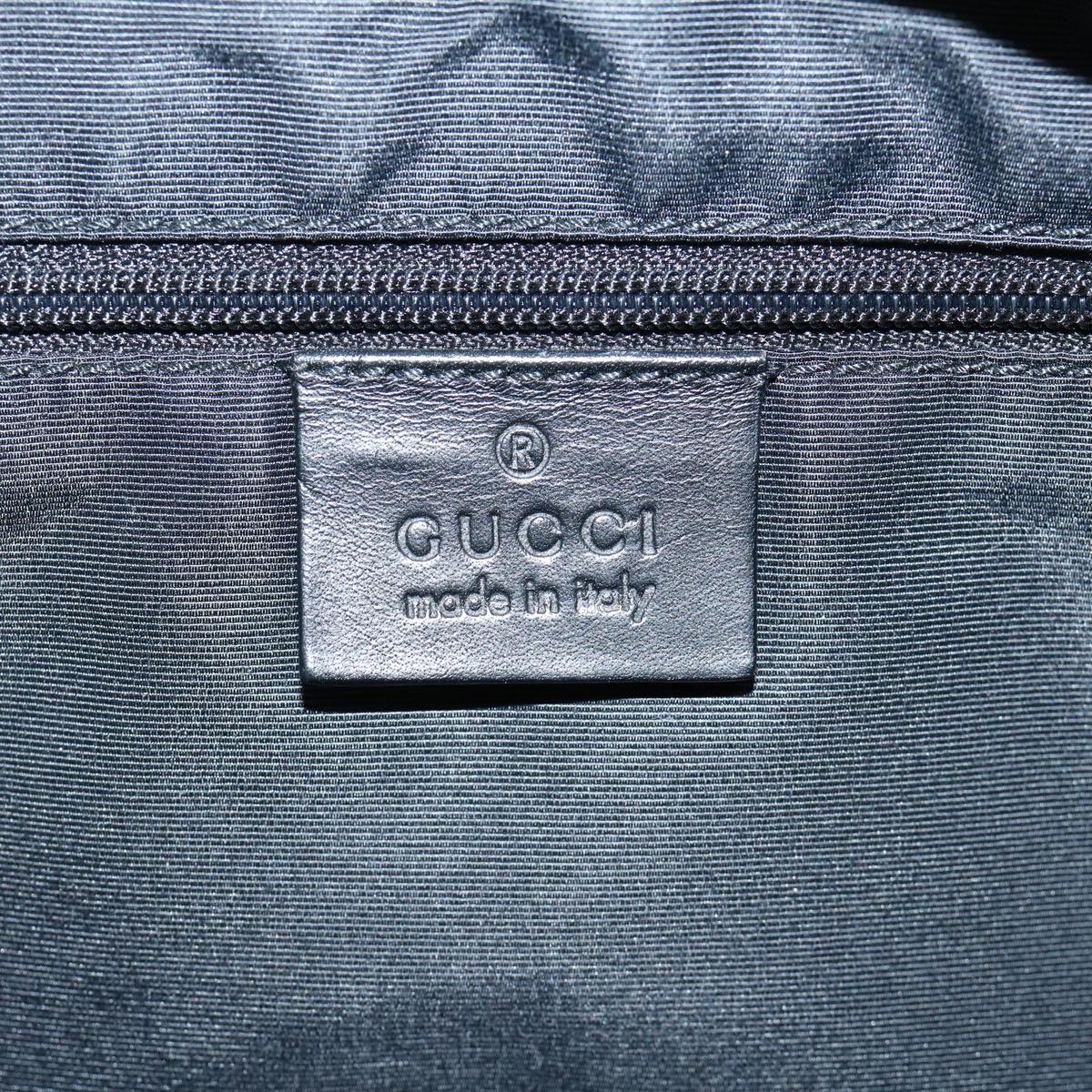 GUCCI GG Canvas Tote Bag Black 90674 60151