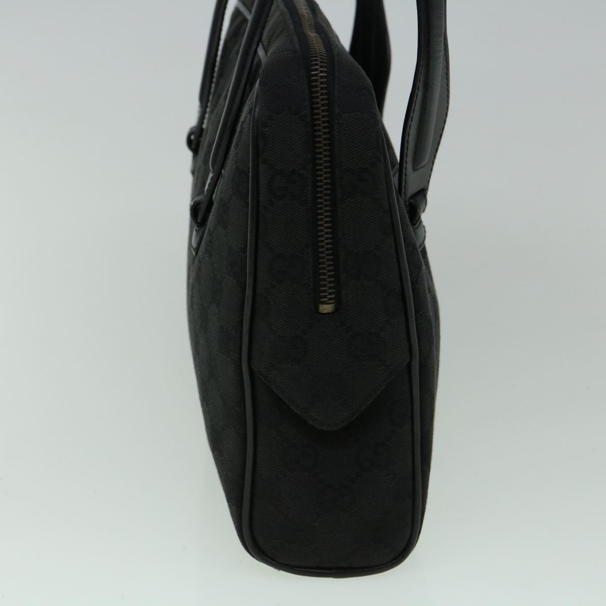 GUCCI GG Canvas Tote Bag Black 90674 60151