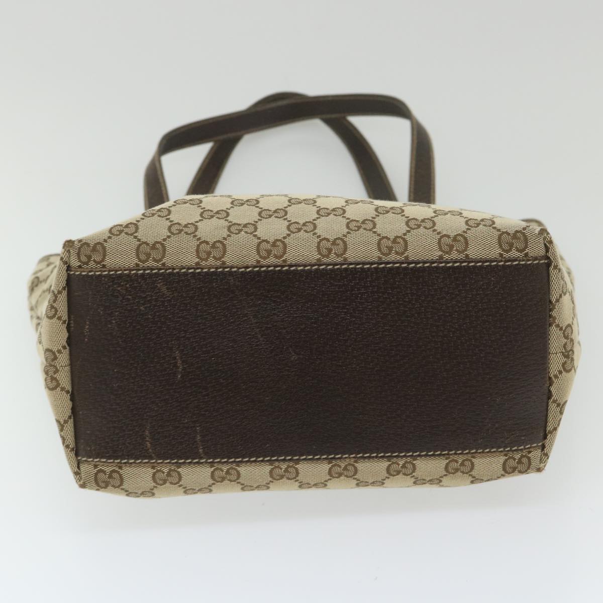 GUCCI GG Canvas Tote Bag Beige 153009 60155