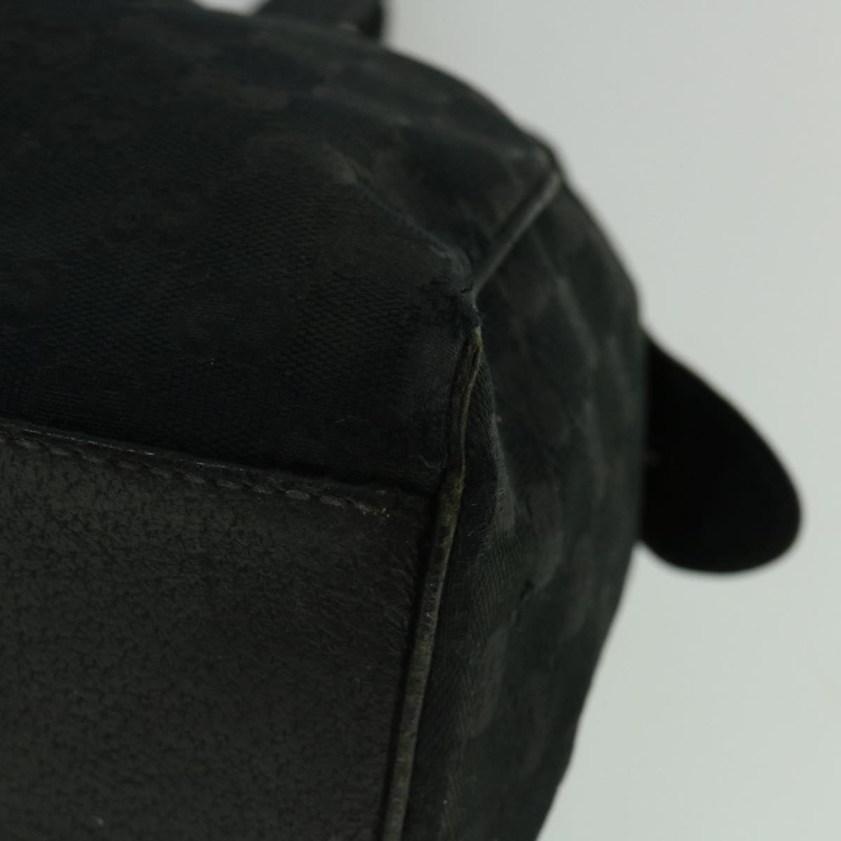 GUCCI GG Canvas Tote Bag Black 154180 60257