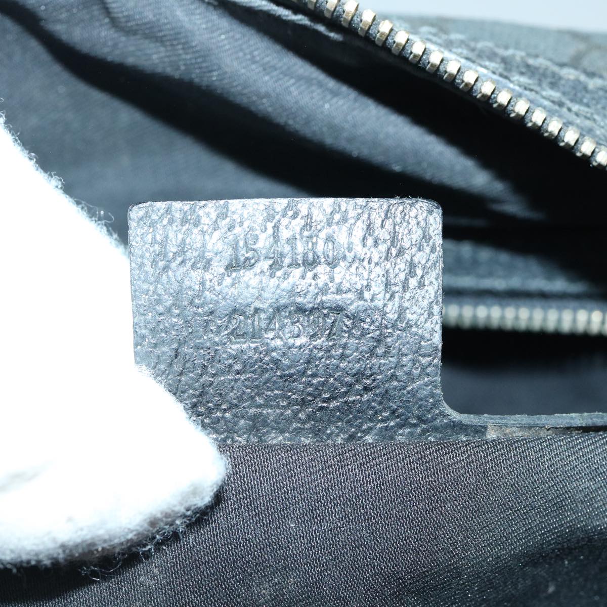GUCCI GG Canvas Tote Bag Black 154180 60257