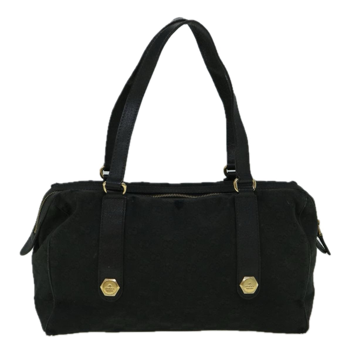 GUCCI GG Canvas Tote Bag Black 154180 60257