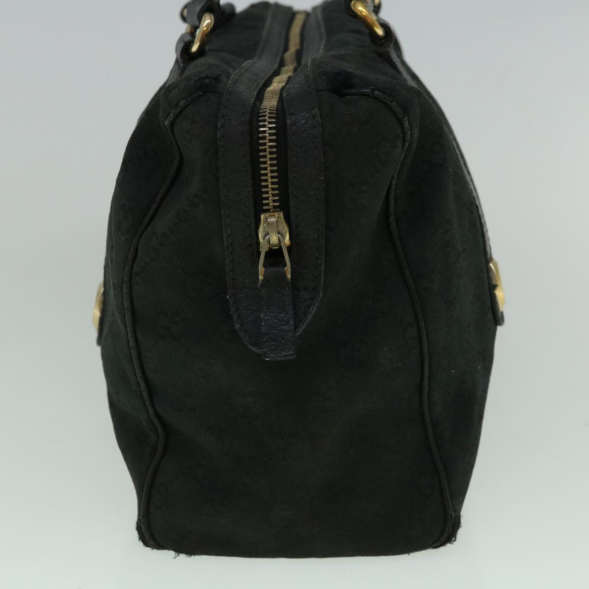GUCCI GG Canvas Tote Bag Black 154180 60257