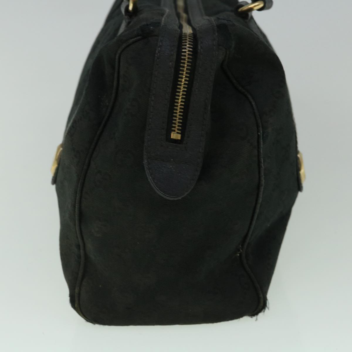 GUCCI GG Canvas Tote Bag Black 154180 60257