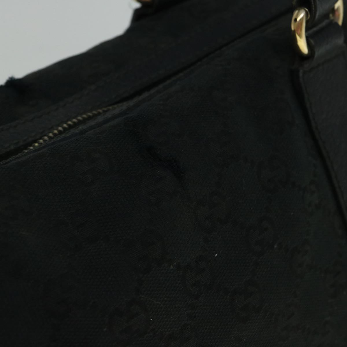 GUCCI GG Canvas Tote Bag Black 154180 60257
