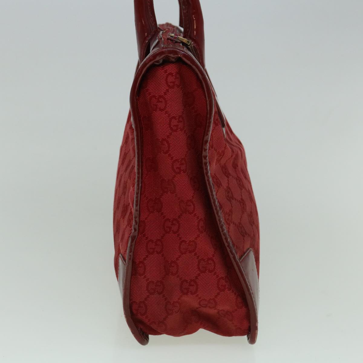 GUCCI GG Canvas Tote Bag Red 60258