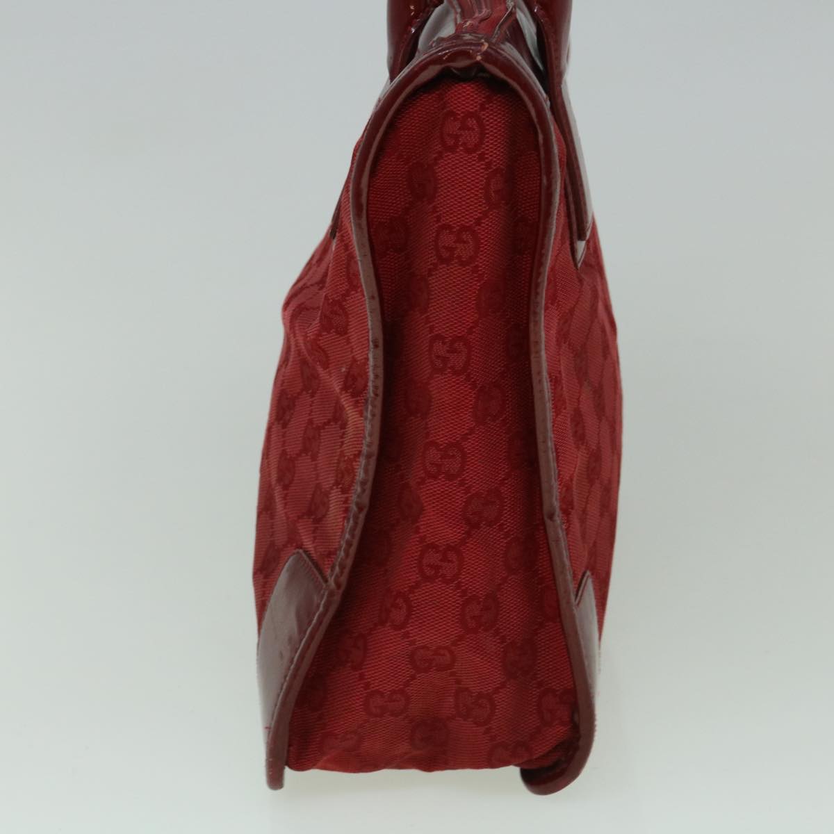 GUCCI GG Canvas Tote Bag Red 60258