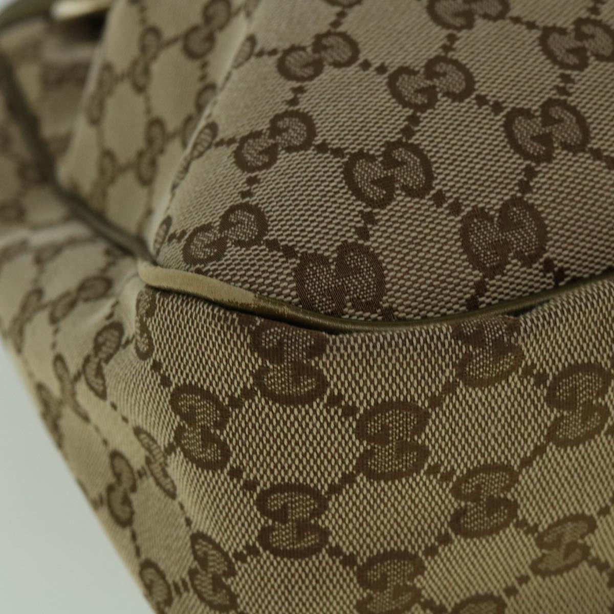 GUCCI GG Canvas Tote Bag Beige 296835 60261
