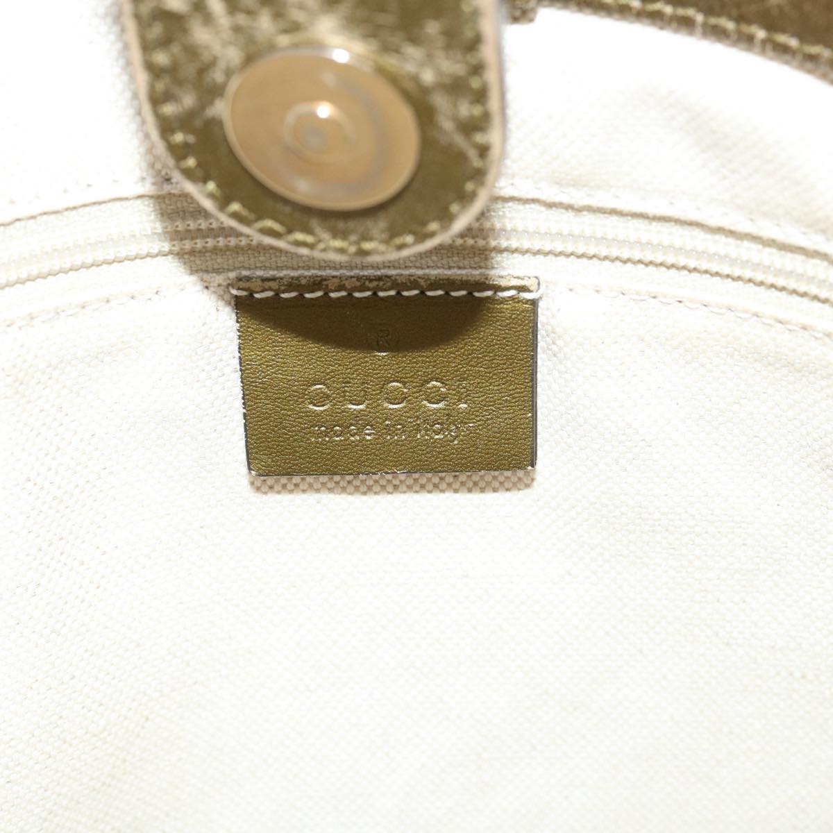 GUCCI GG Canvas Tote Bag Beige 296835 60261