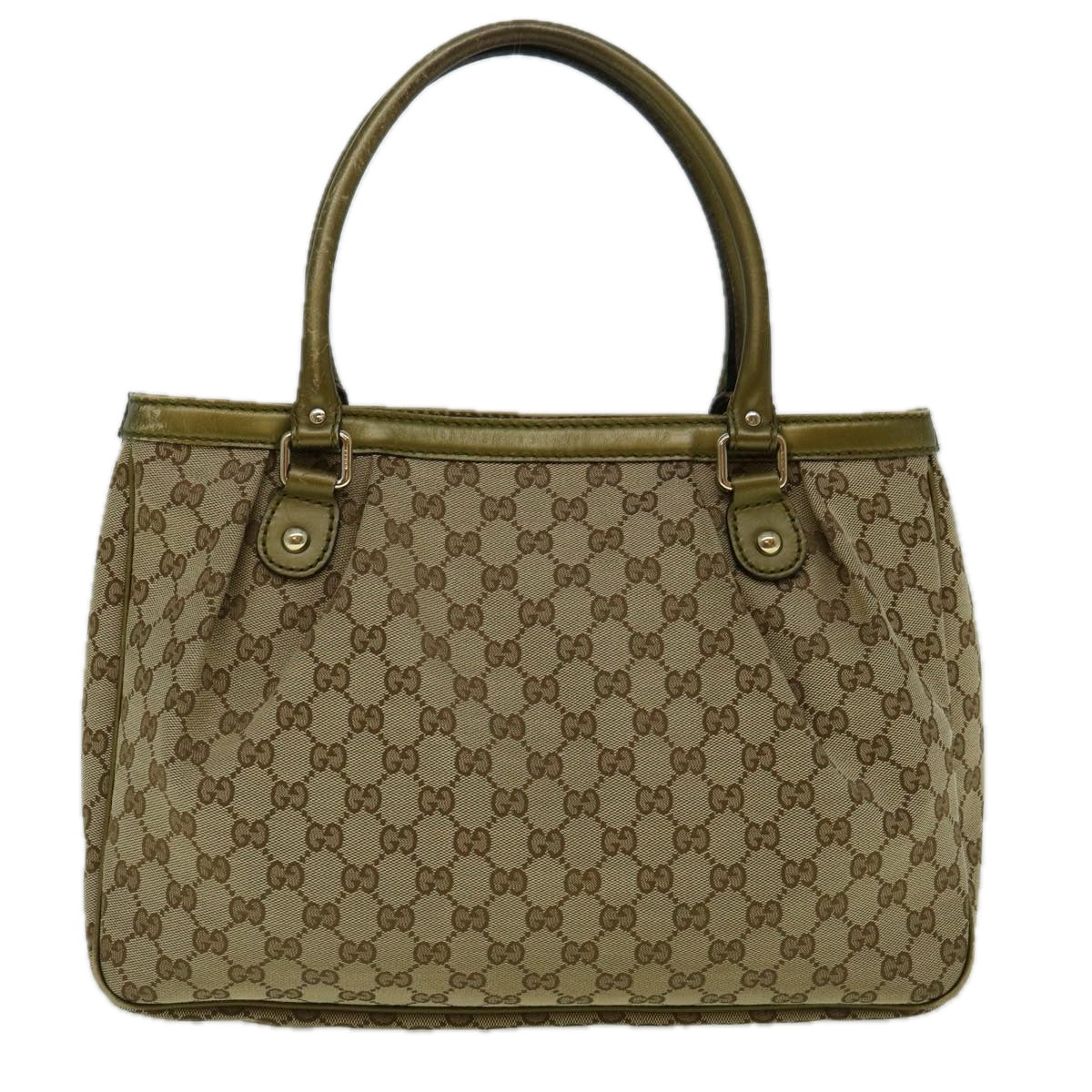 GUCCI GG Canvas Tote Bag Beige 296835 60261