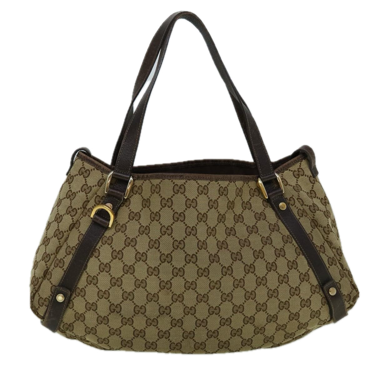 GUCCI GG Canvas Tote Bag Beige 130736 60262